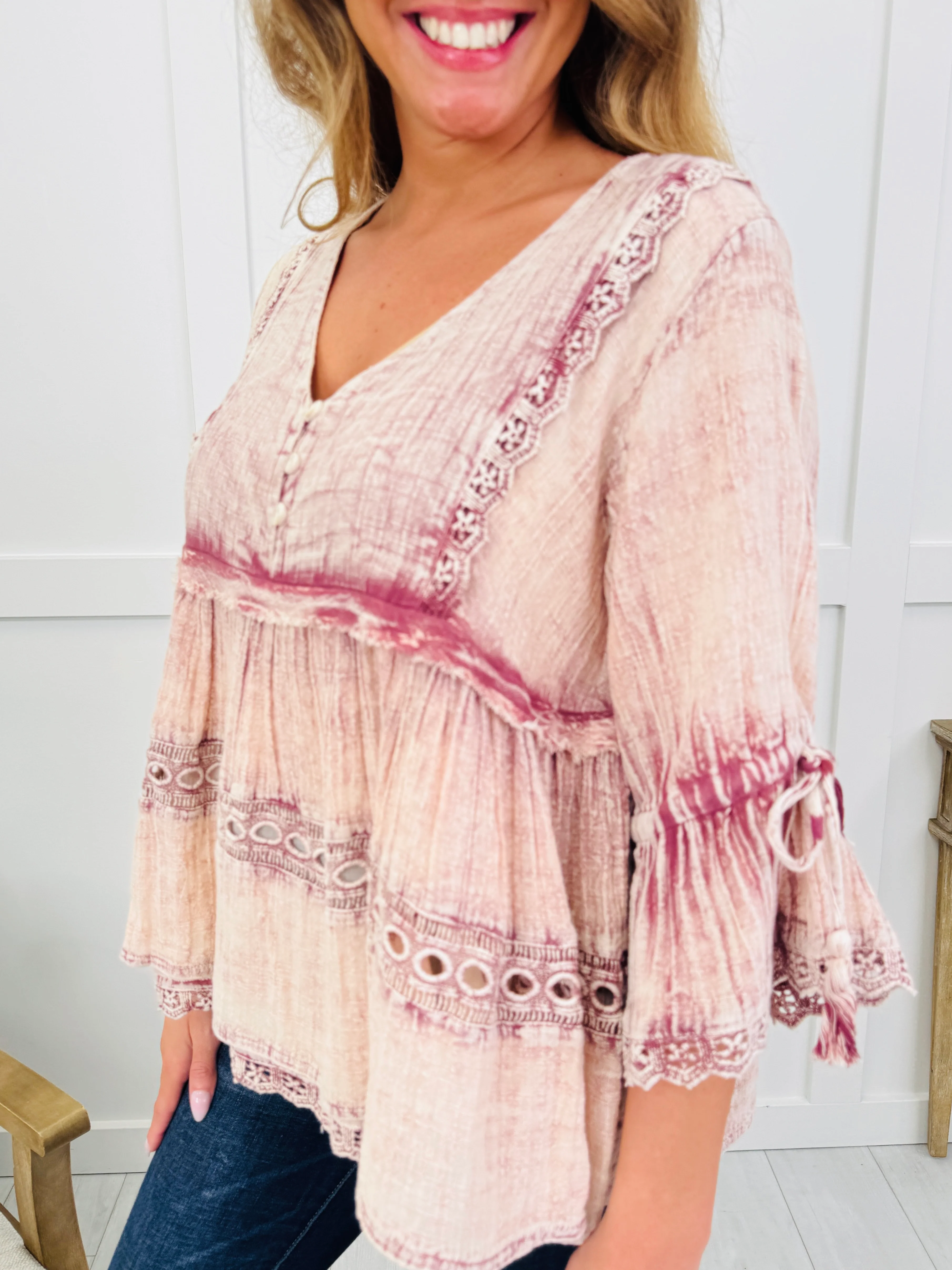 A Gentle Afternoon Top In Blush - Image 3