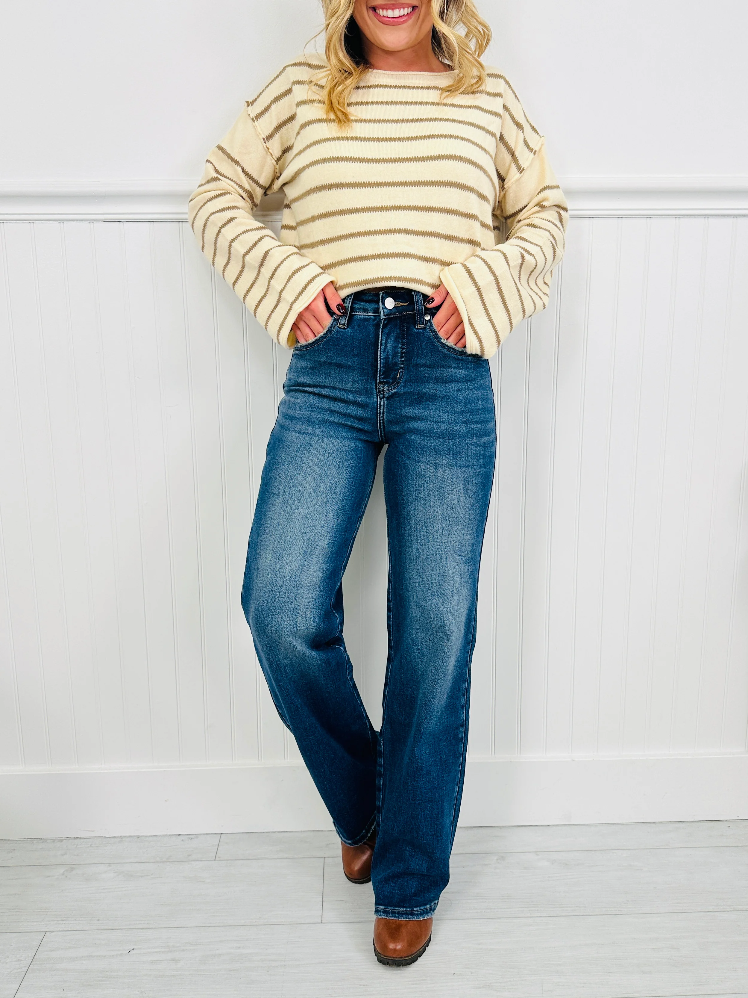 All About You Straight Leg Tummy Control Jeans in Three Inseams - Image 3