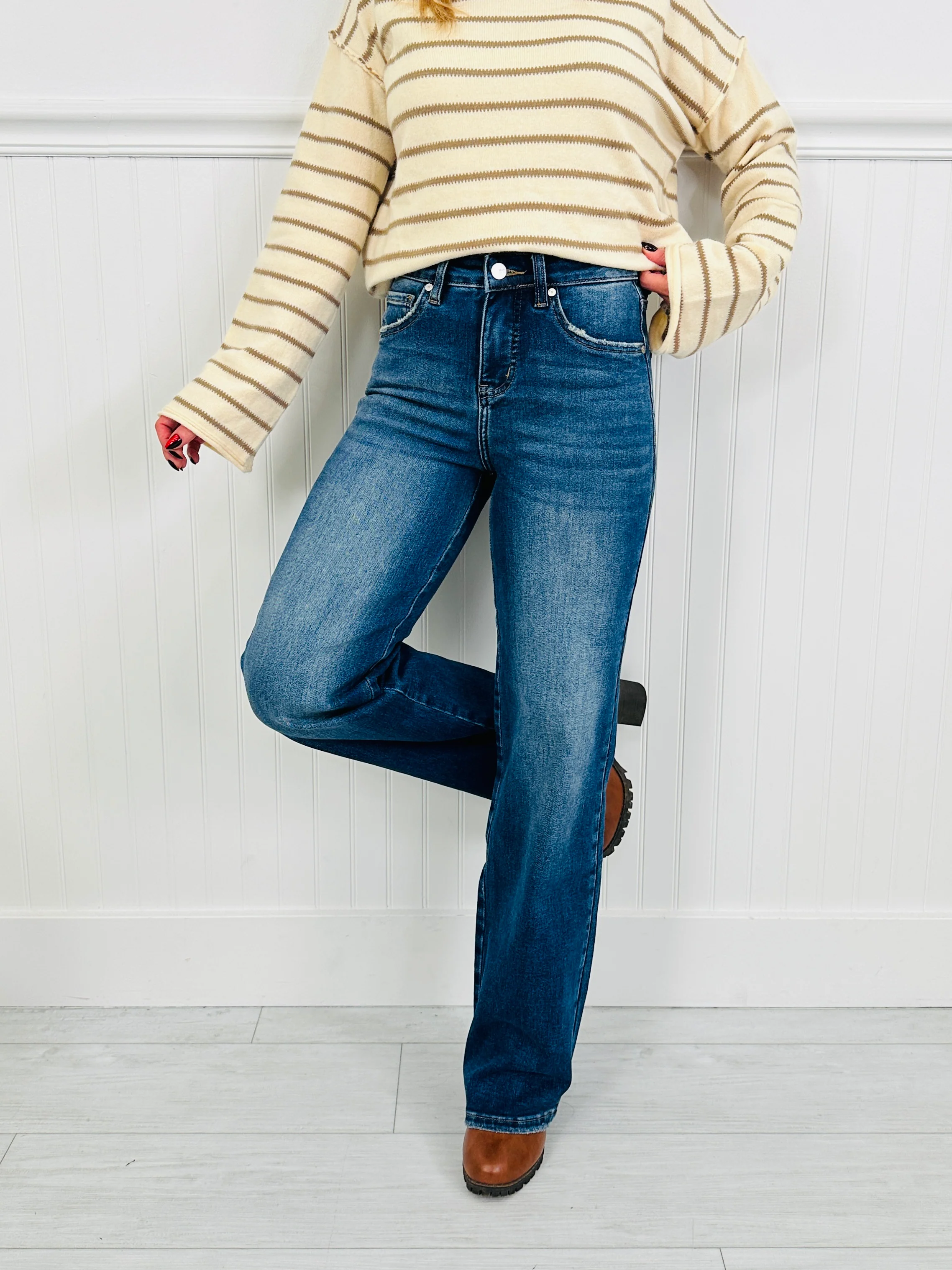 All About You Straight Leg Tummy Control Jeans in Three Inseams - Image 5