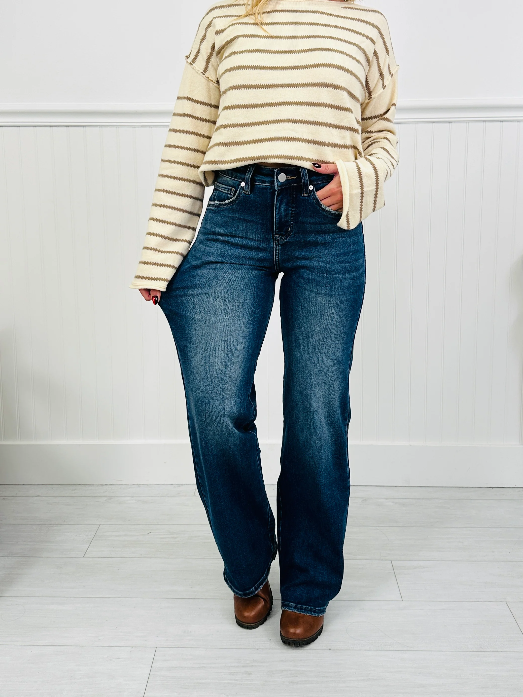 All About You Straight Leg Tummy Control Jeans in Three Inseams - Image 6