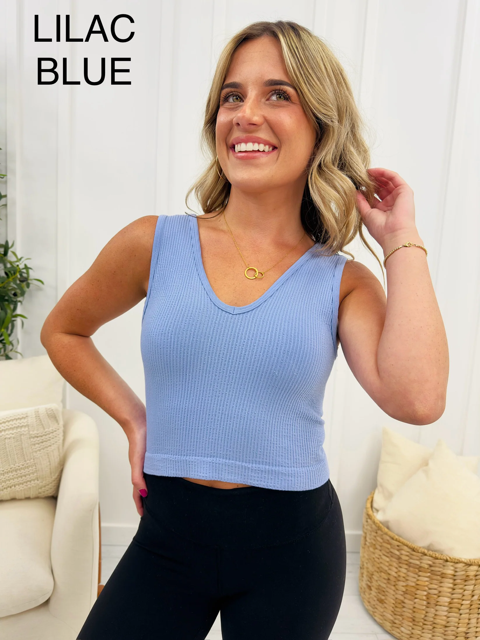 As Time Passes Tank Top in Multiple Colors - Image 45