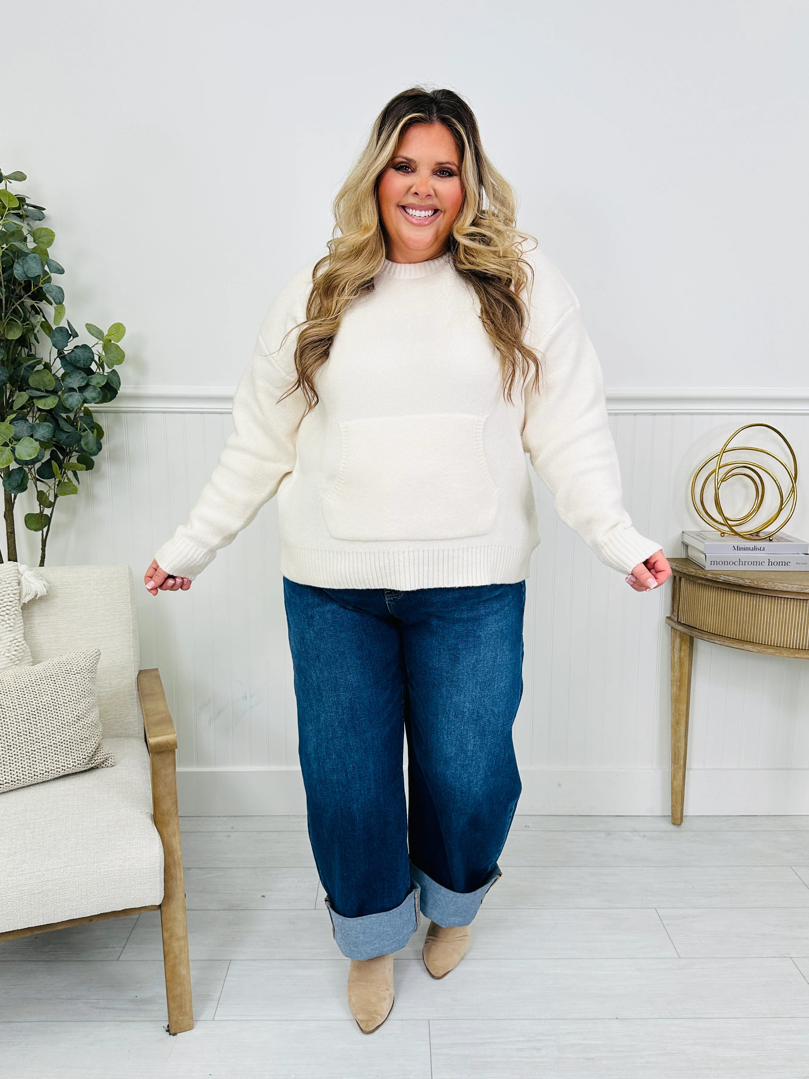 Basic But Better Slim Barrel Tummy Control Jeans - Image 12