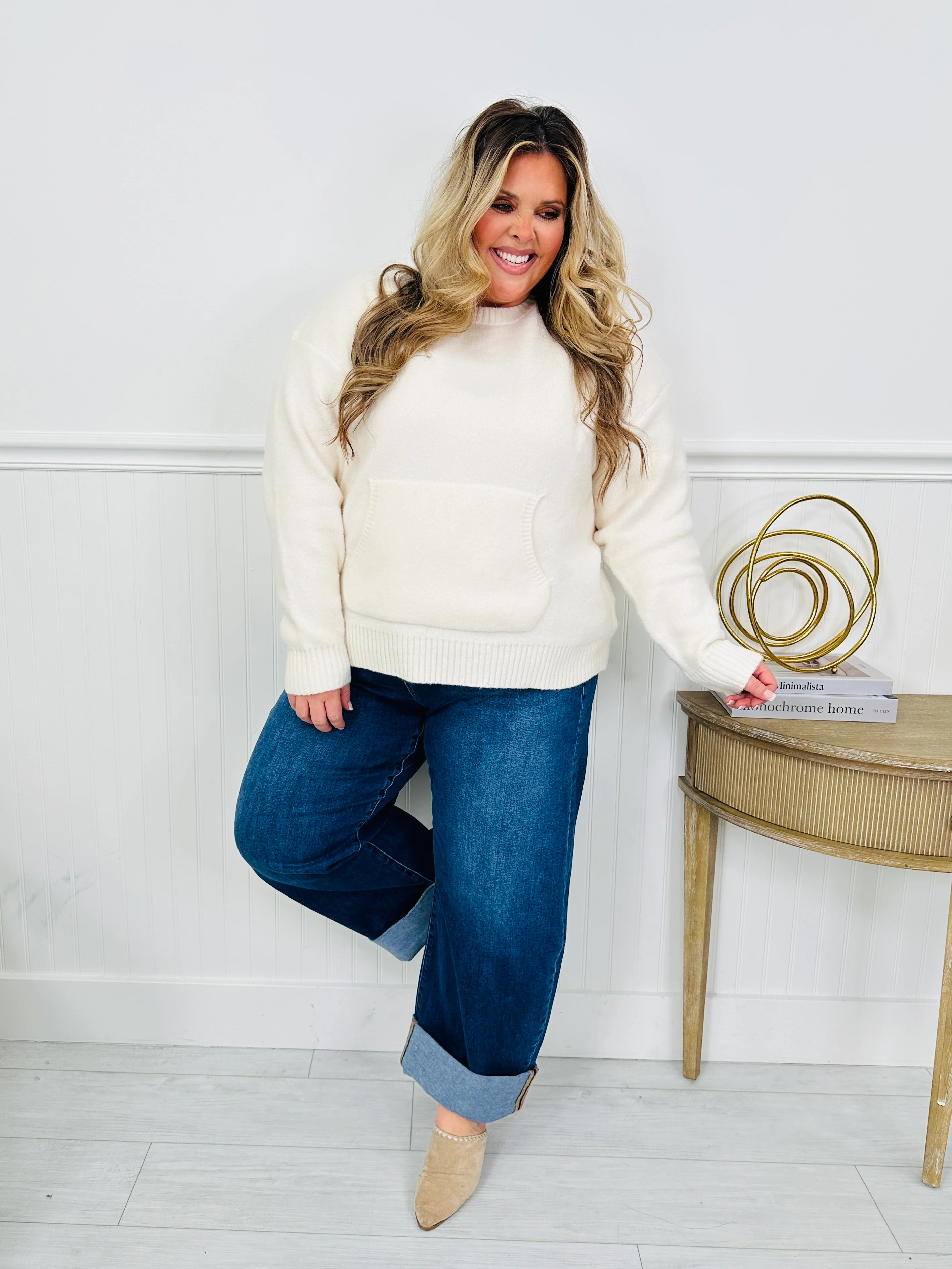 Basic But Better Slim Barrel Tummy Control Jeans - Image 14