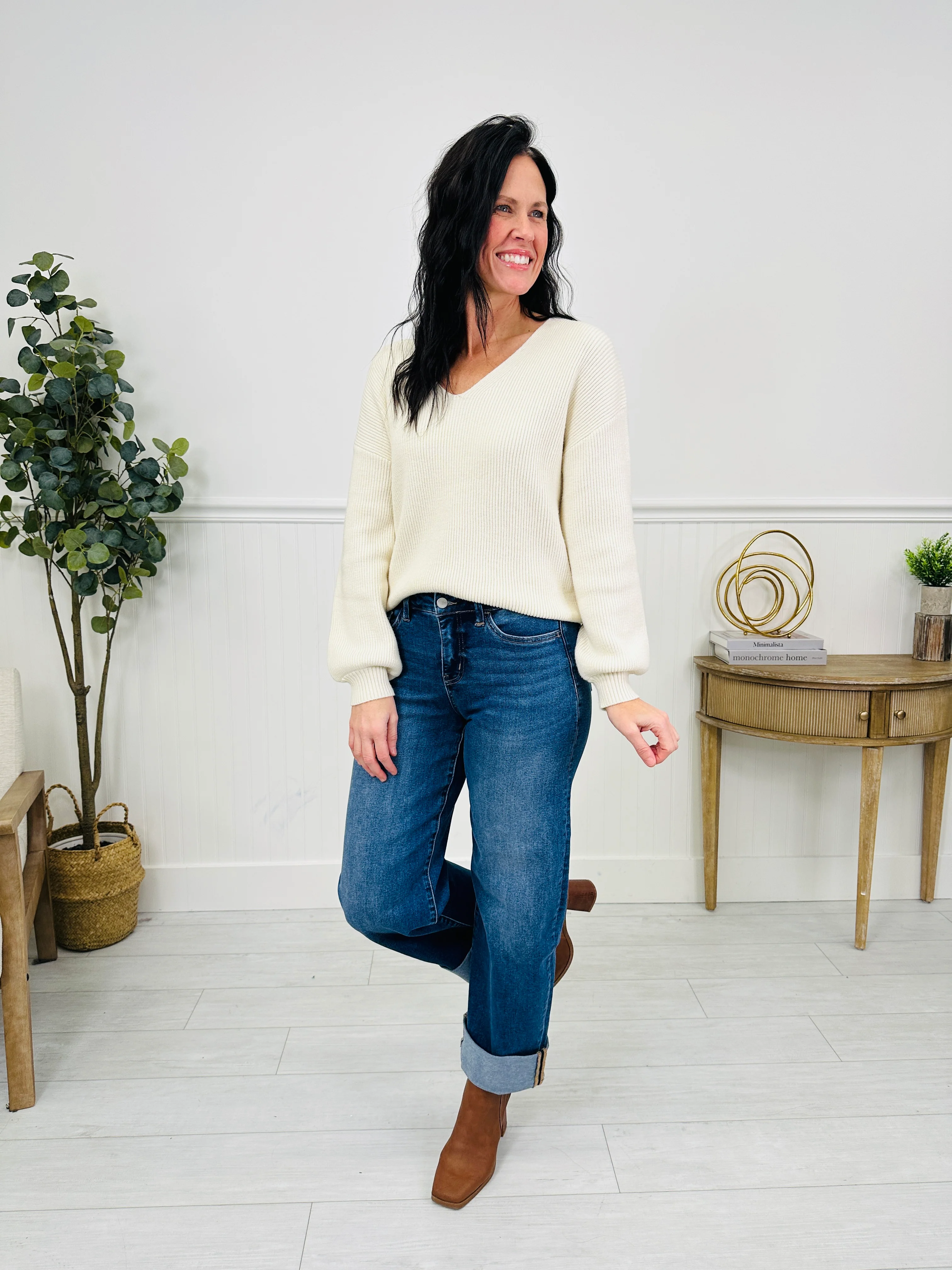 Basic But Better Slim Barrel Tummy Control Jeans - Image 16