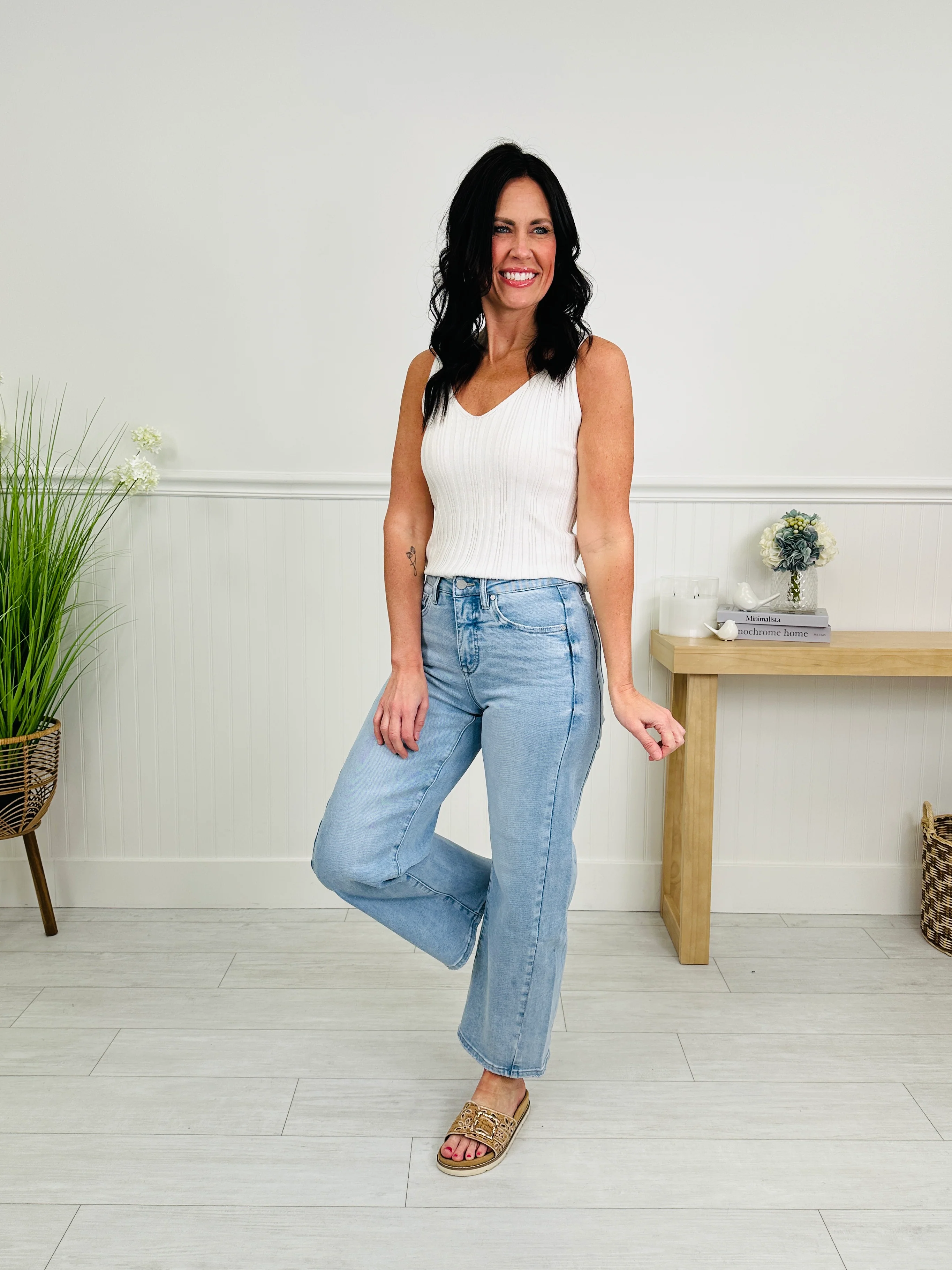 Be Bold Slim Barrel Tummy Control Jeans - Image 15