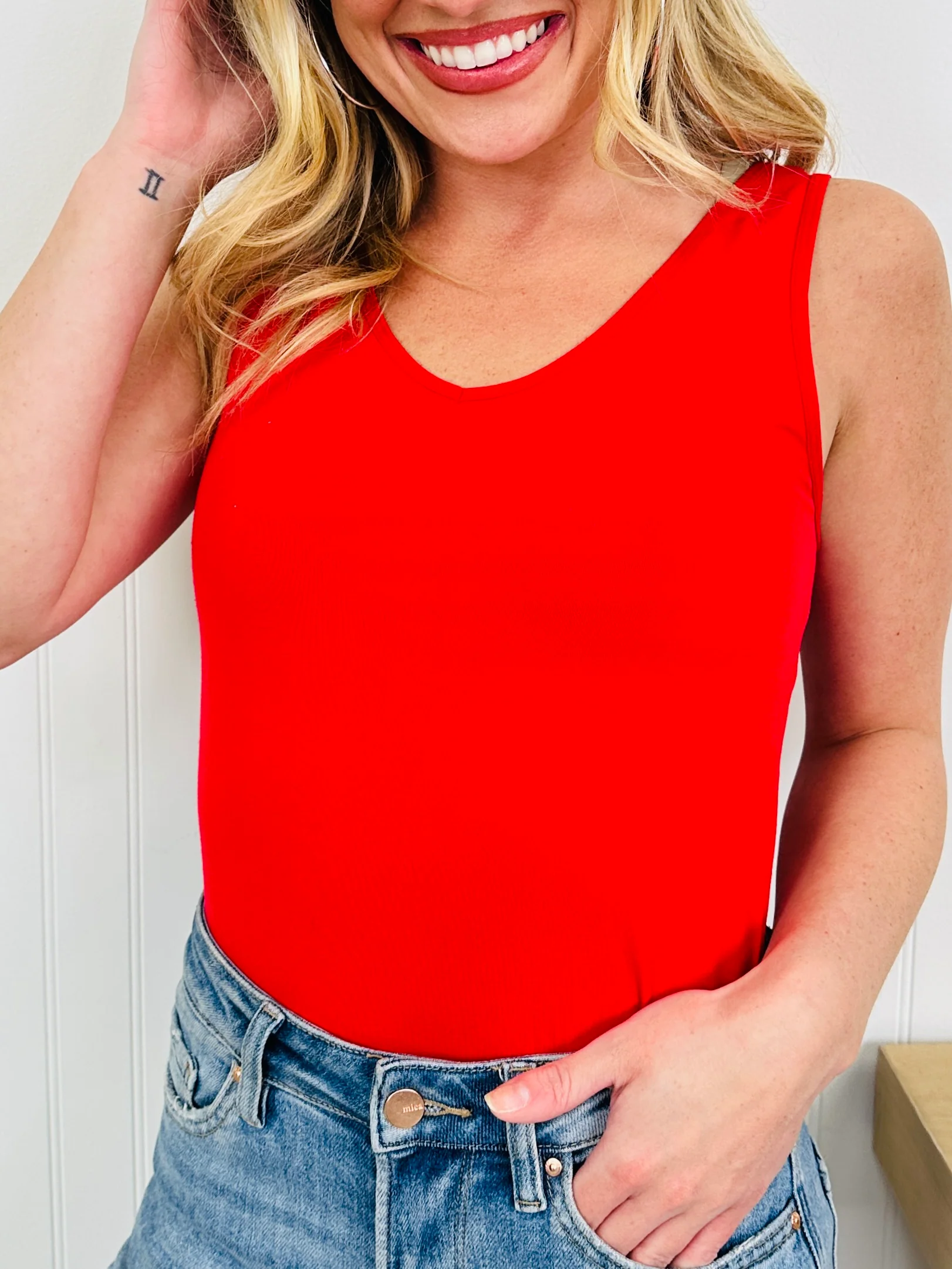 Best Selling Reversible Long Shapewear Tank Top In Multiple Colors - Image 36