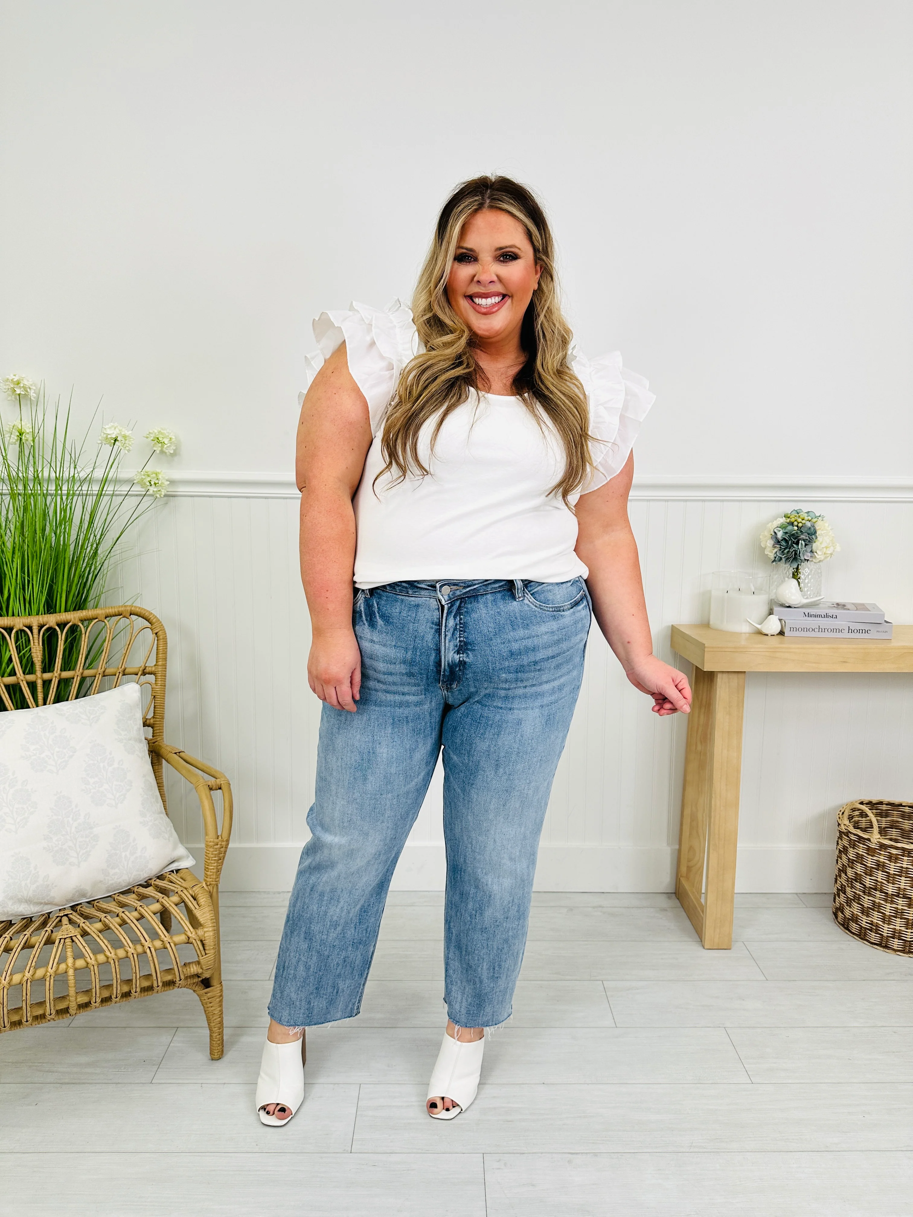 Clean Slate Straight Leg Tummy Control Jeans - Image 12