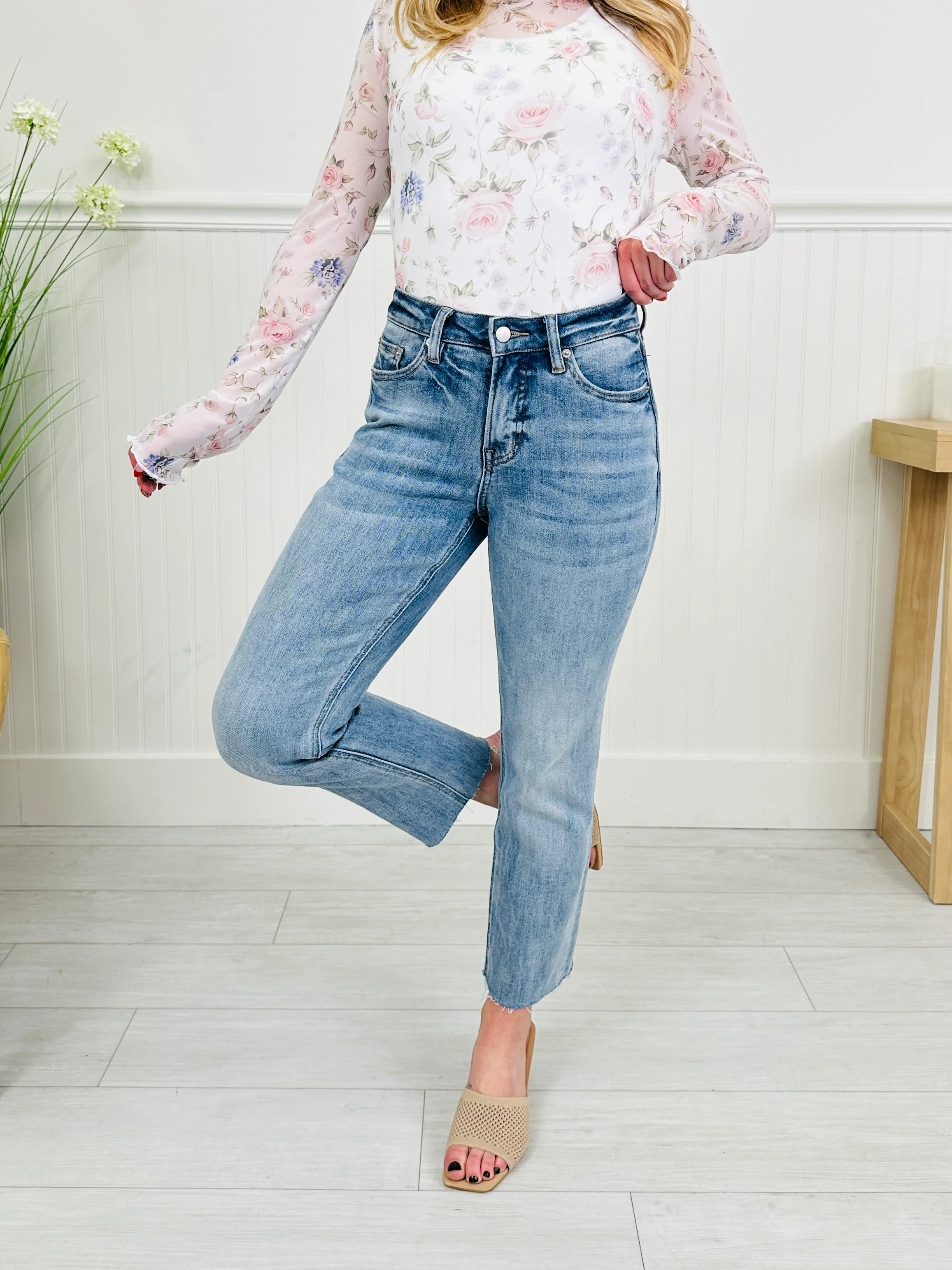 Clean Slate Straight Leg Tummy Control Jeans - Image 5