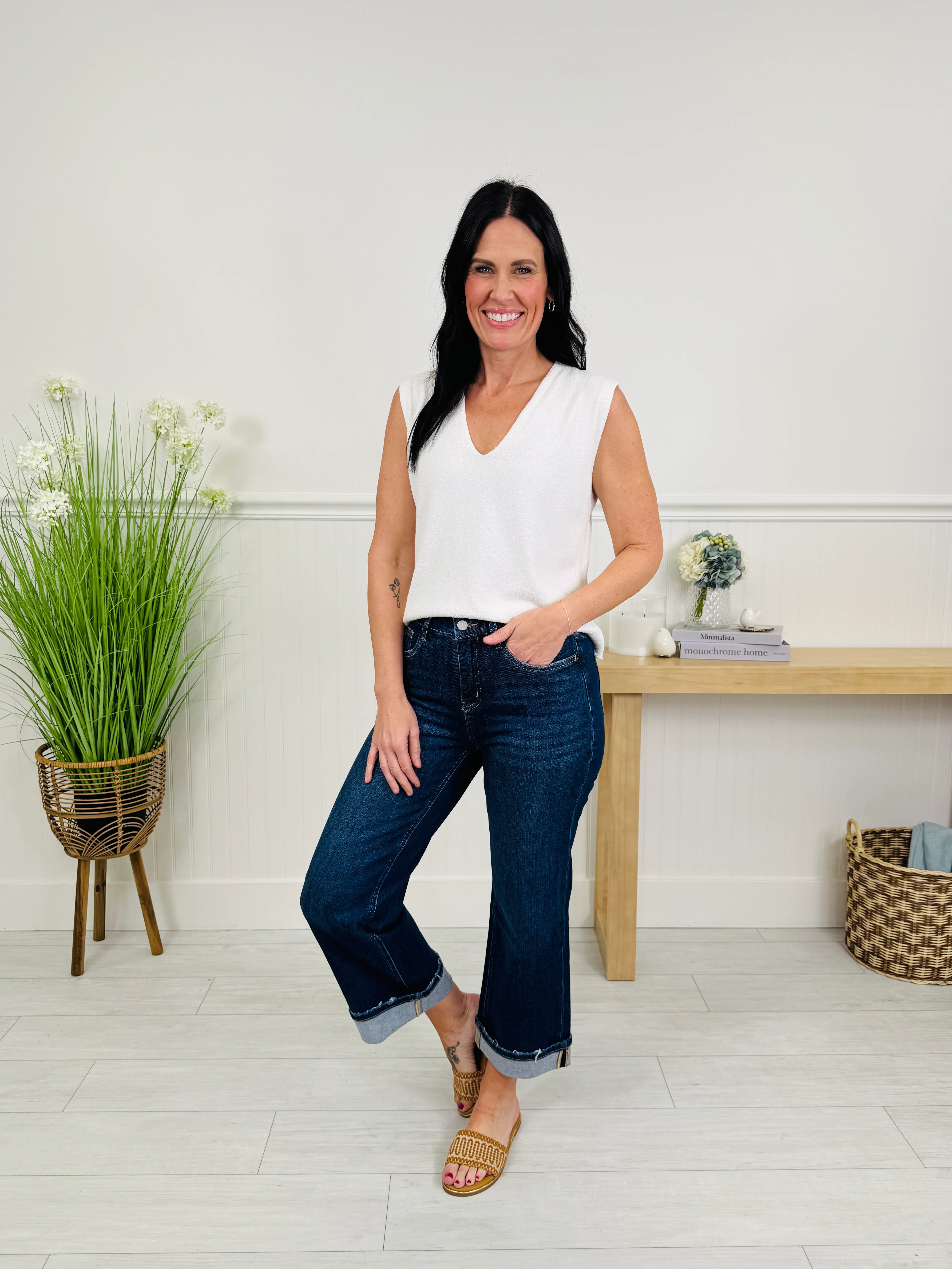 Crop Of The Season Tummy Control Straight Jeans - Image 15