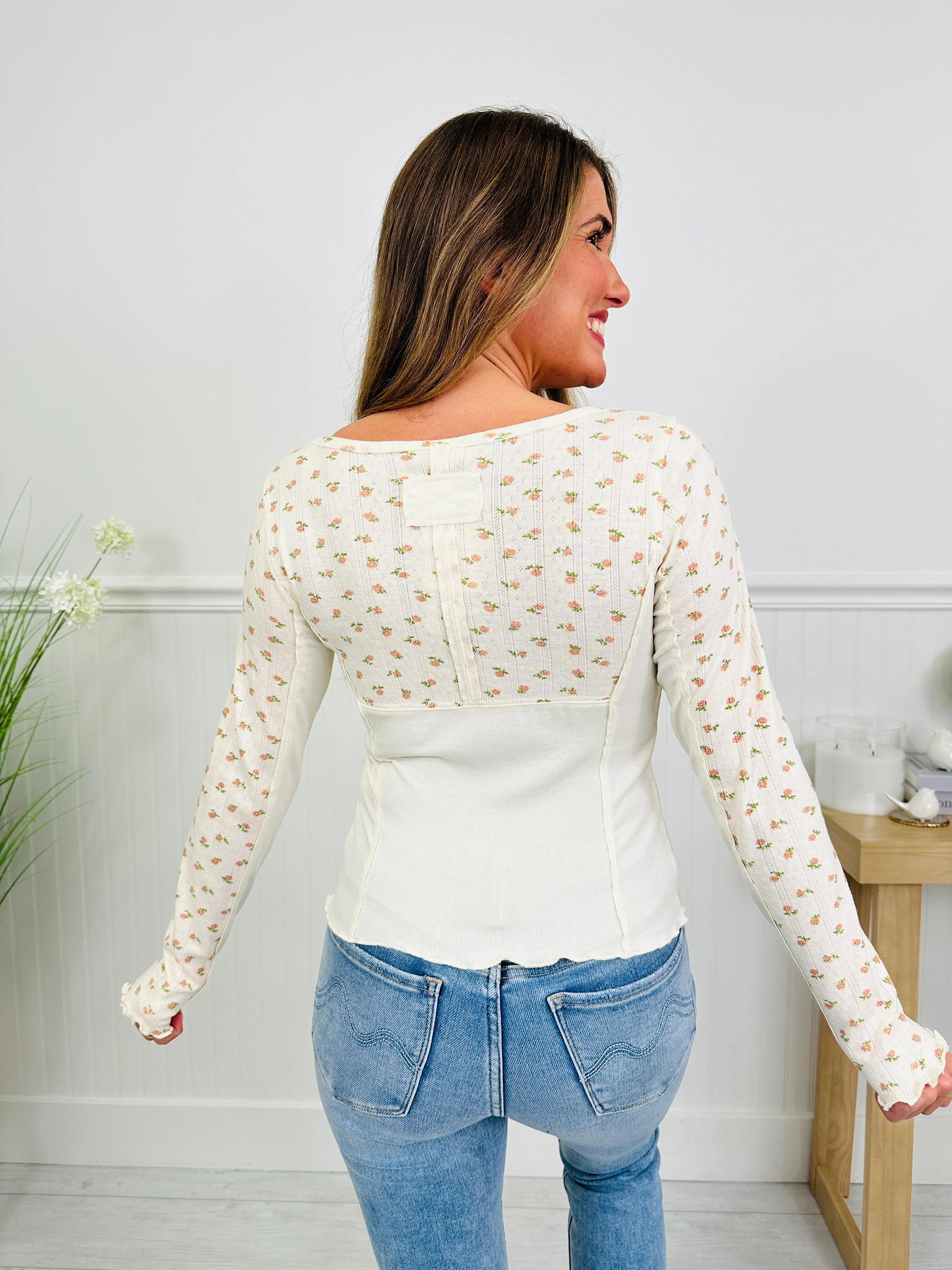 Delicate Days Top In Ecru - Image 4