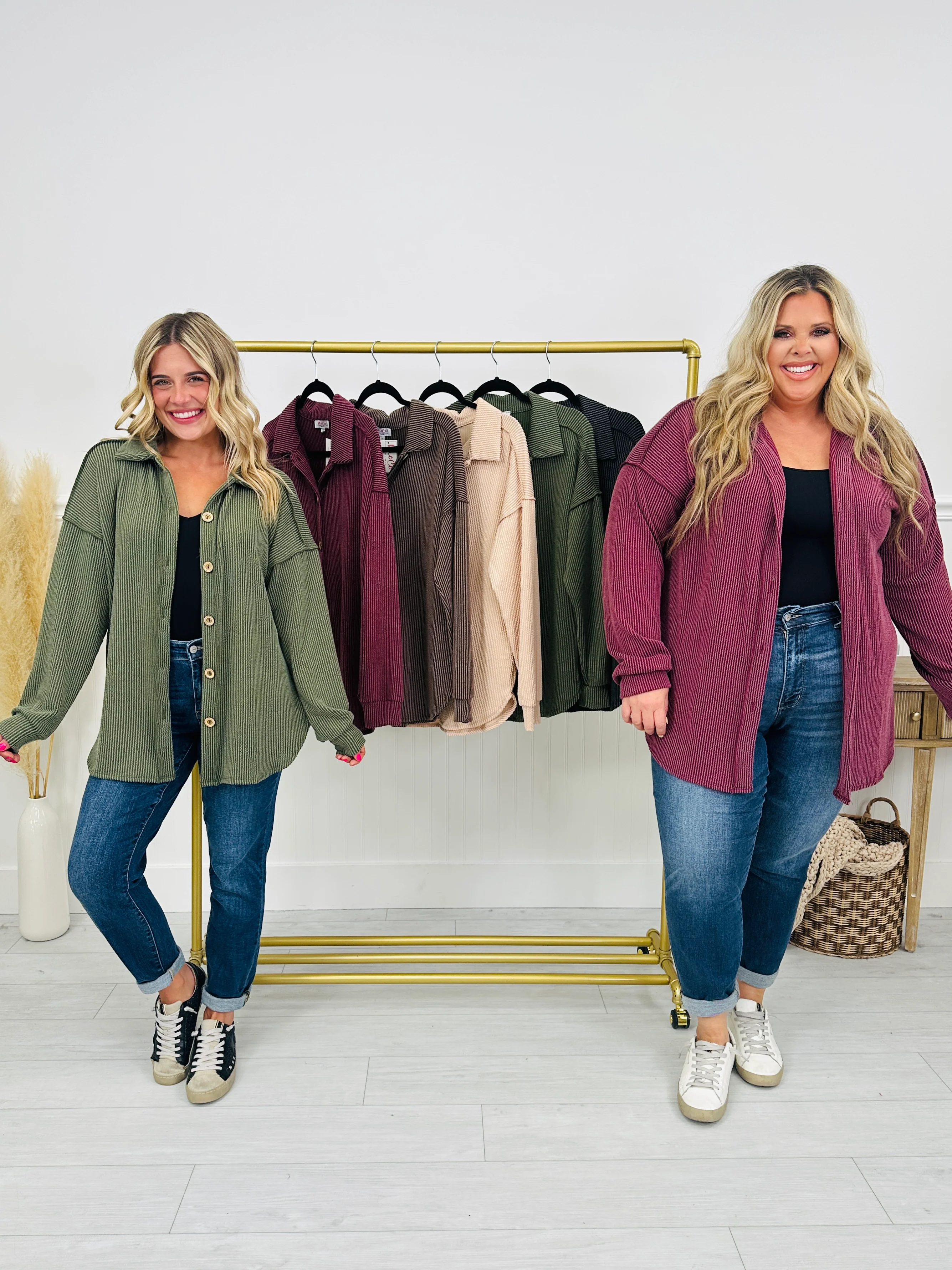 Fall Feelings Shacket In Multiple Colors