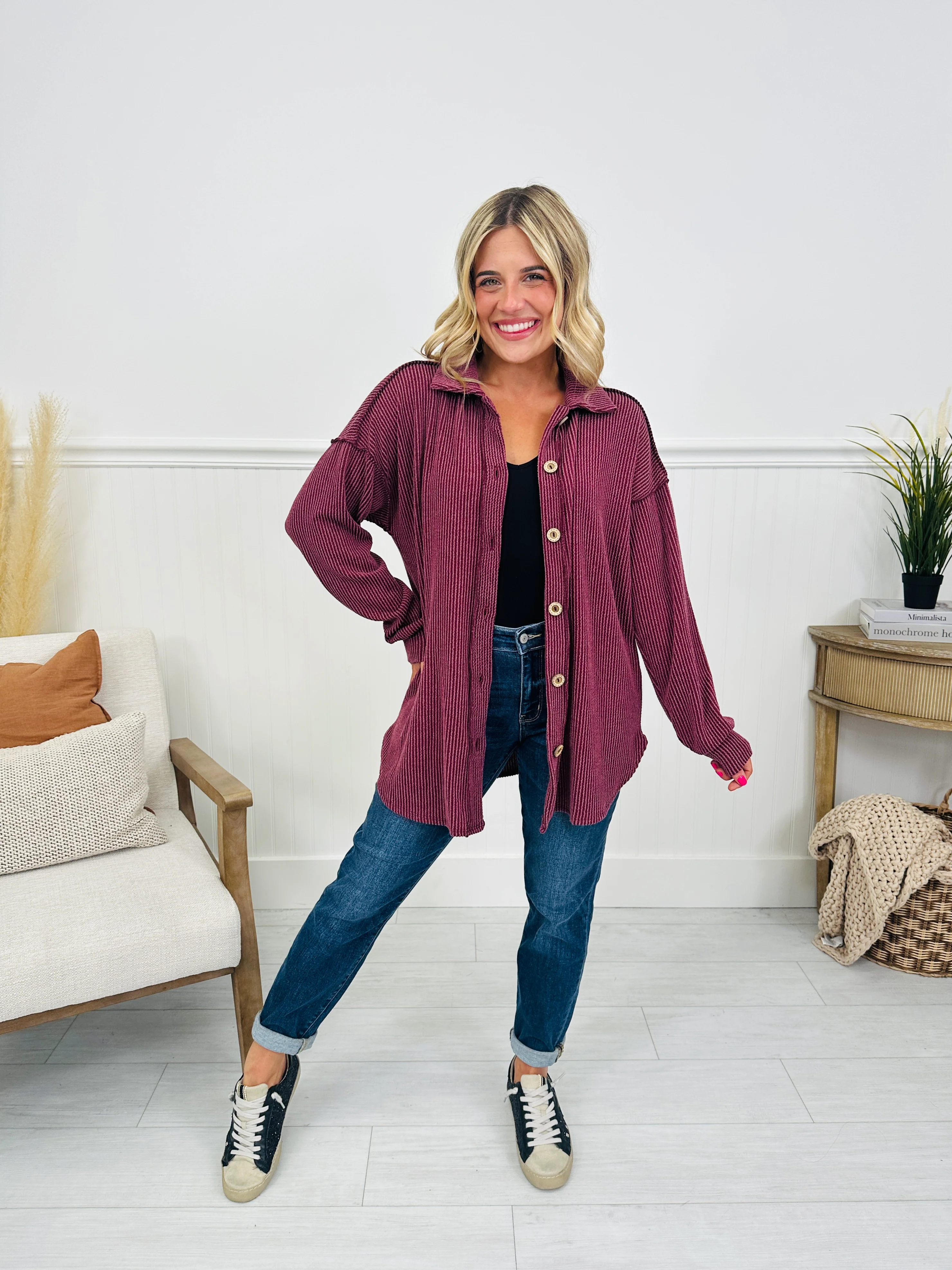 Fall Feelings Shacket In Multiple Colors - Image 7