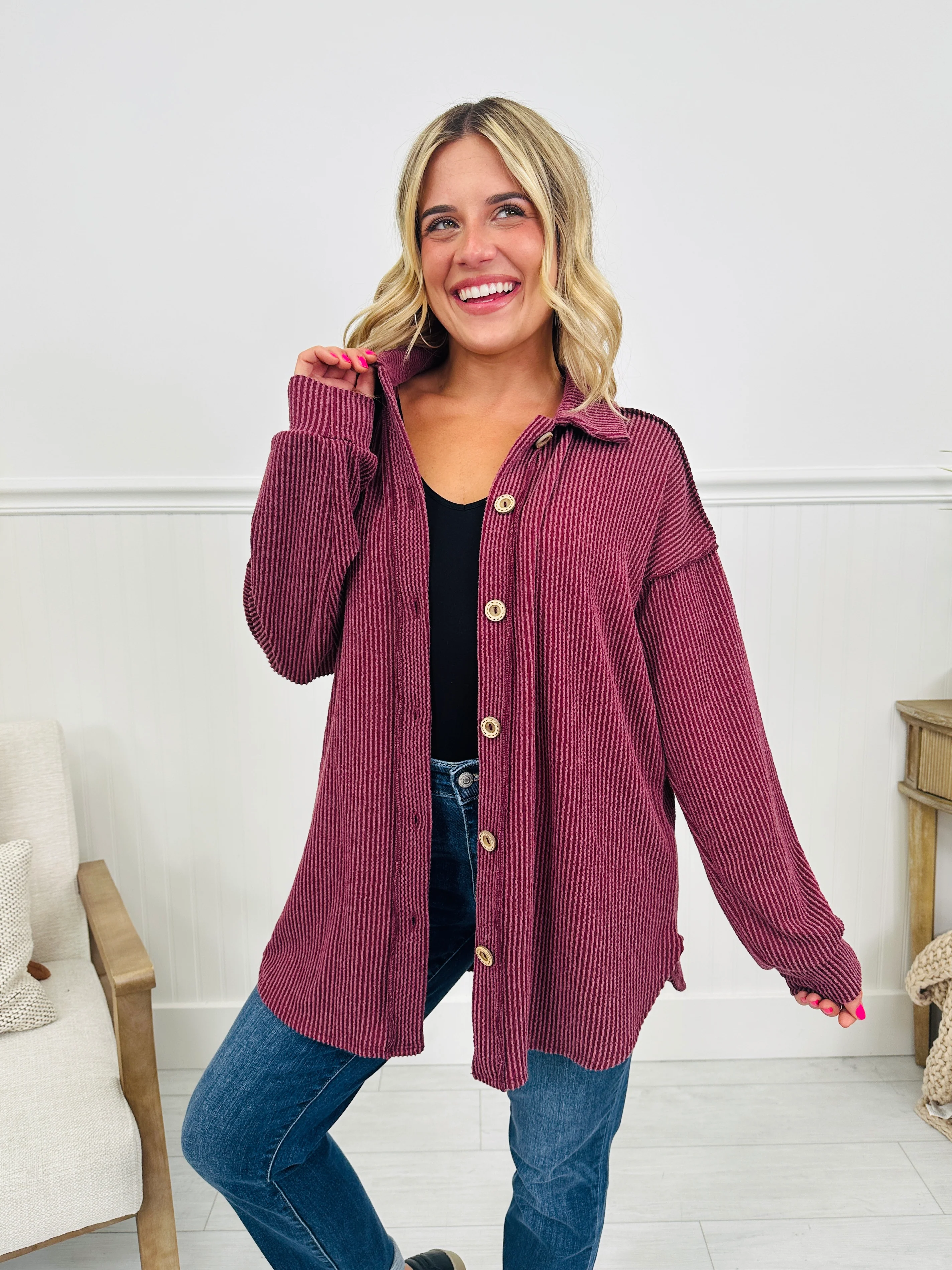 Fall Feelings Shacket In Multiple Colors - Image 8