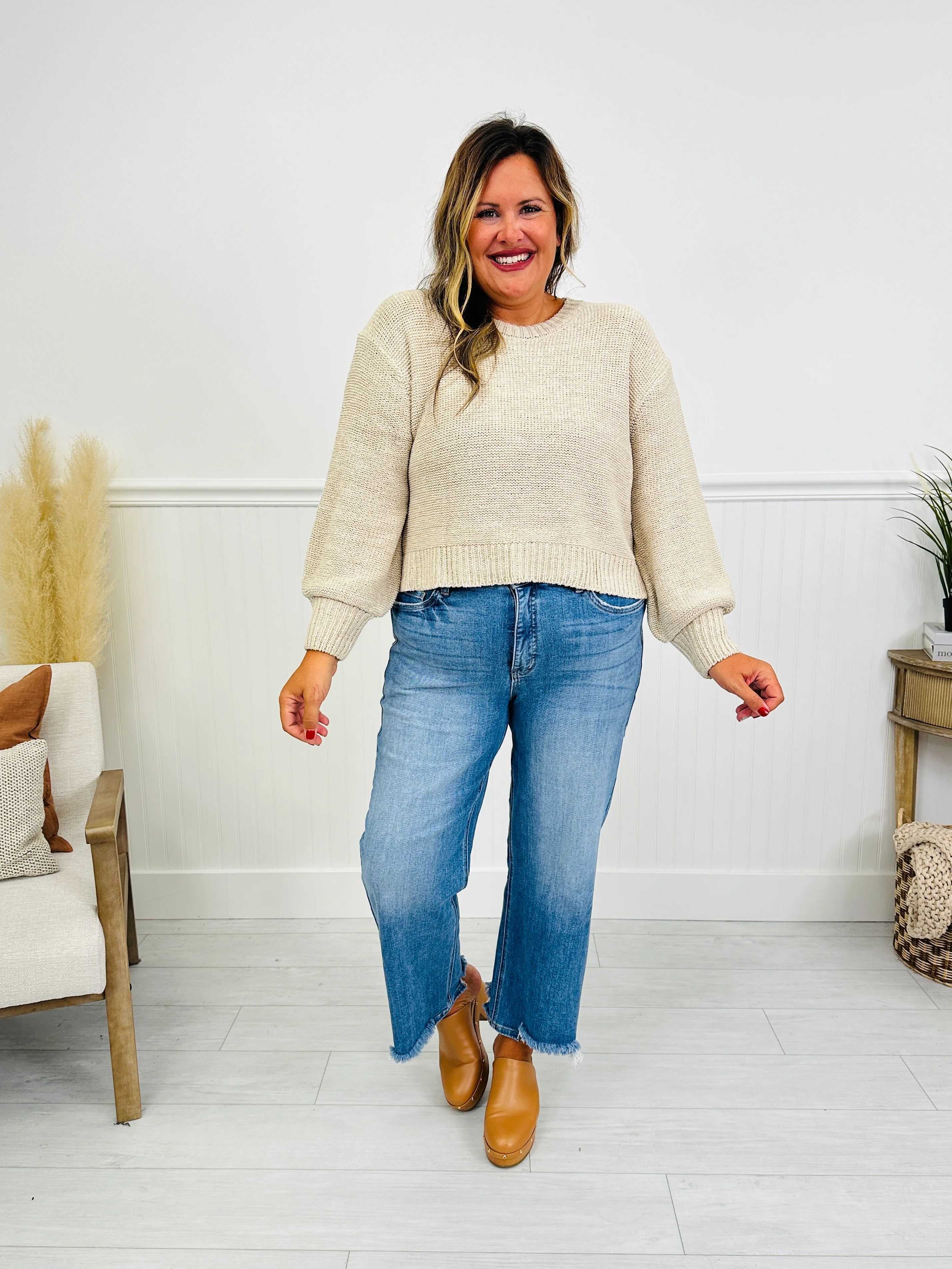 Fashionably Late Straight Tummy Control Jeans - Image 11