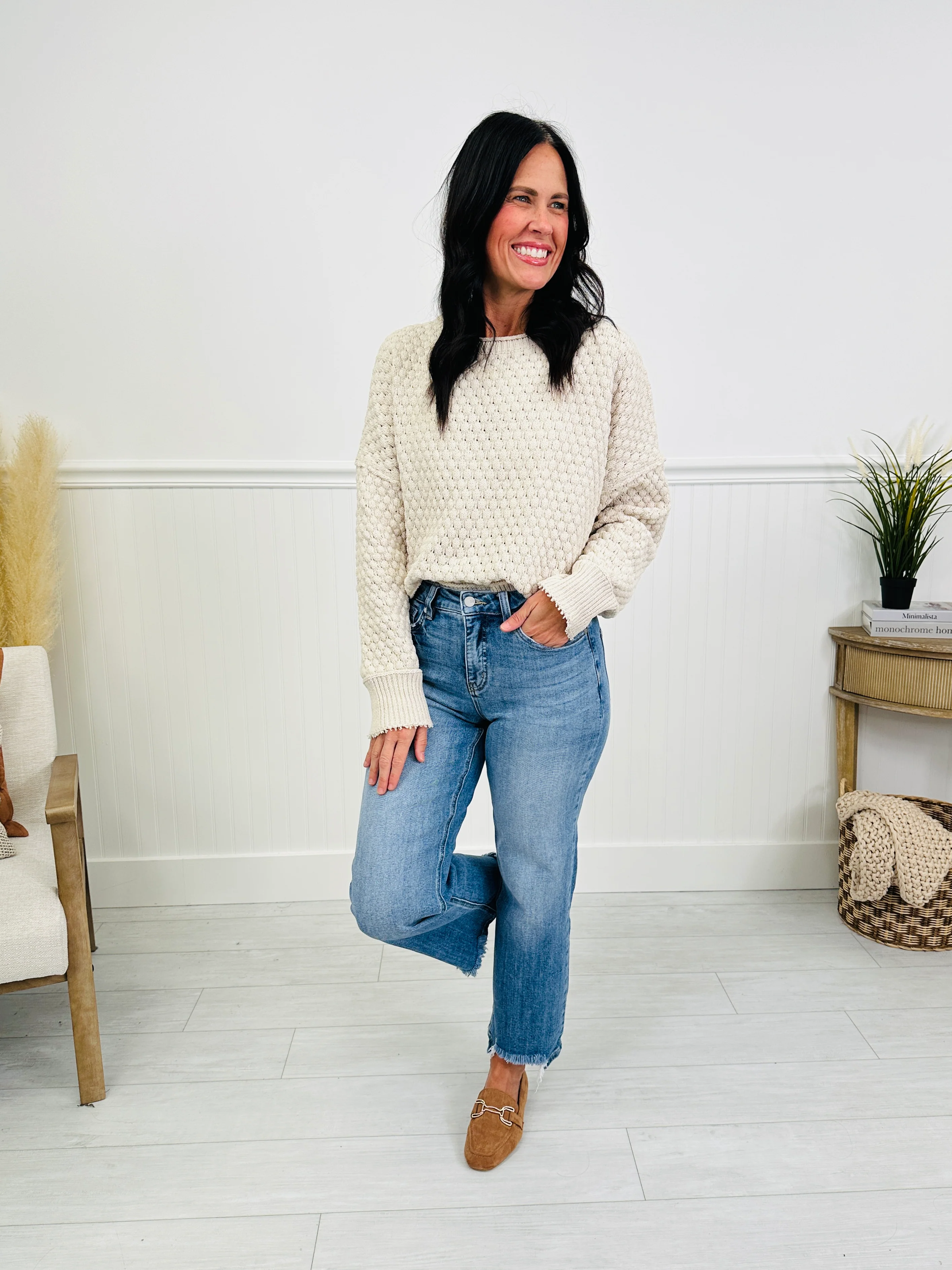Fashionably Late Straight Tummy Control Jeans - Image 14