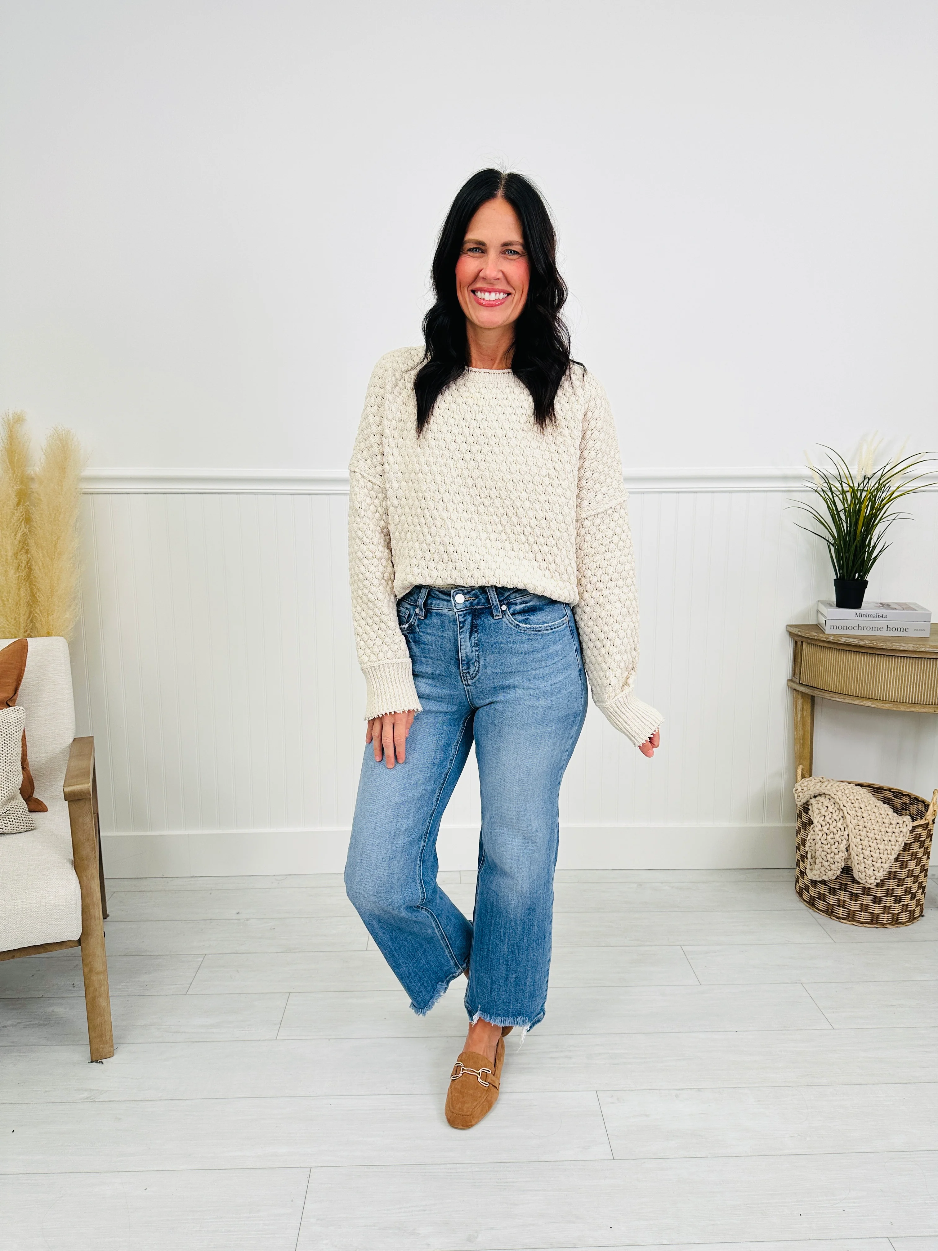 Fashionably Late Straight Tummy Control Jeans - Image 15