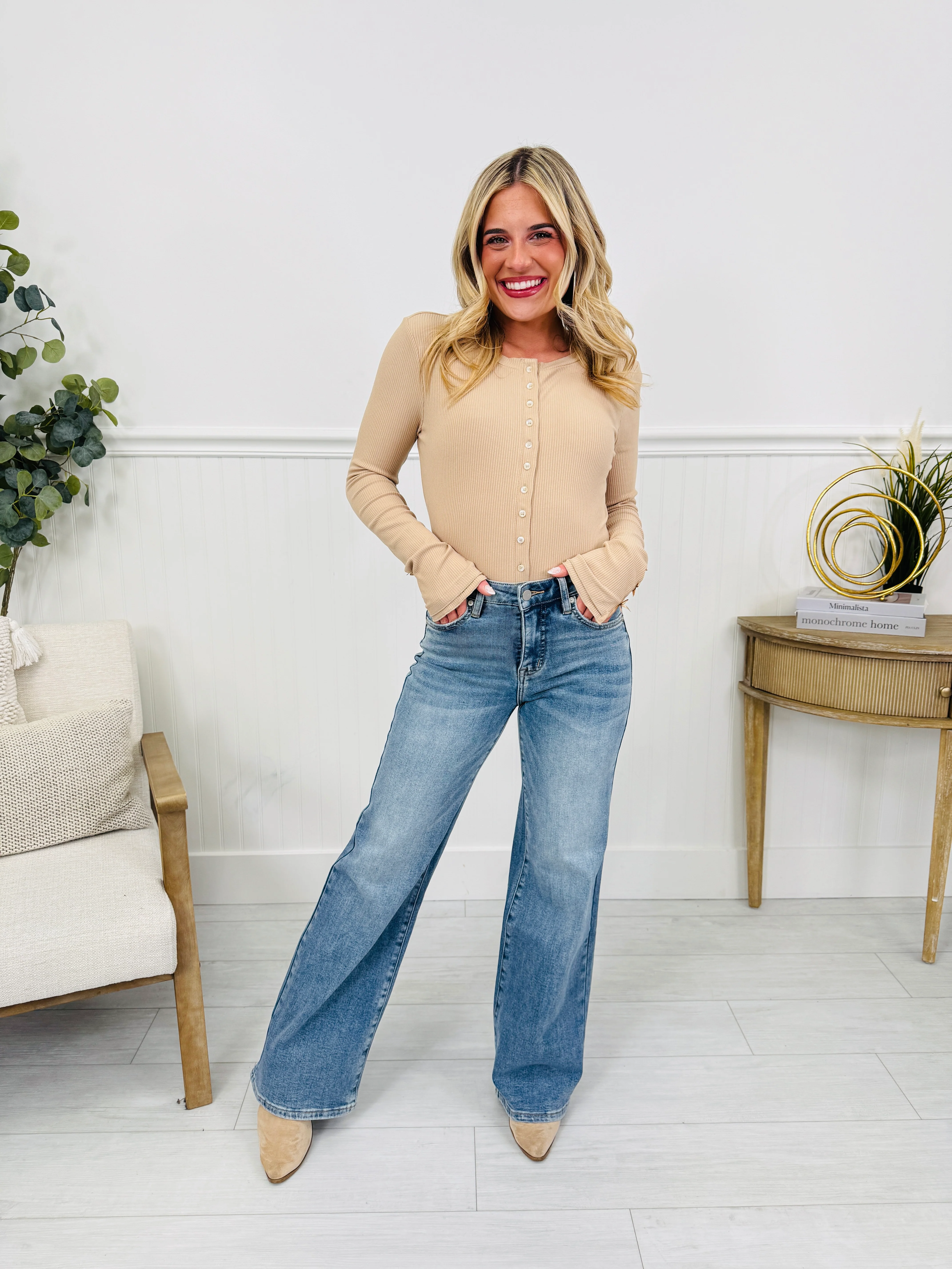 Fit Just Right Wide Leg Jeans With Tummy Control in Four Inseams - Image 13