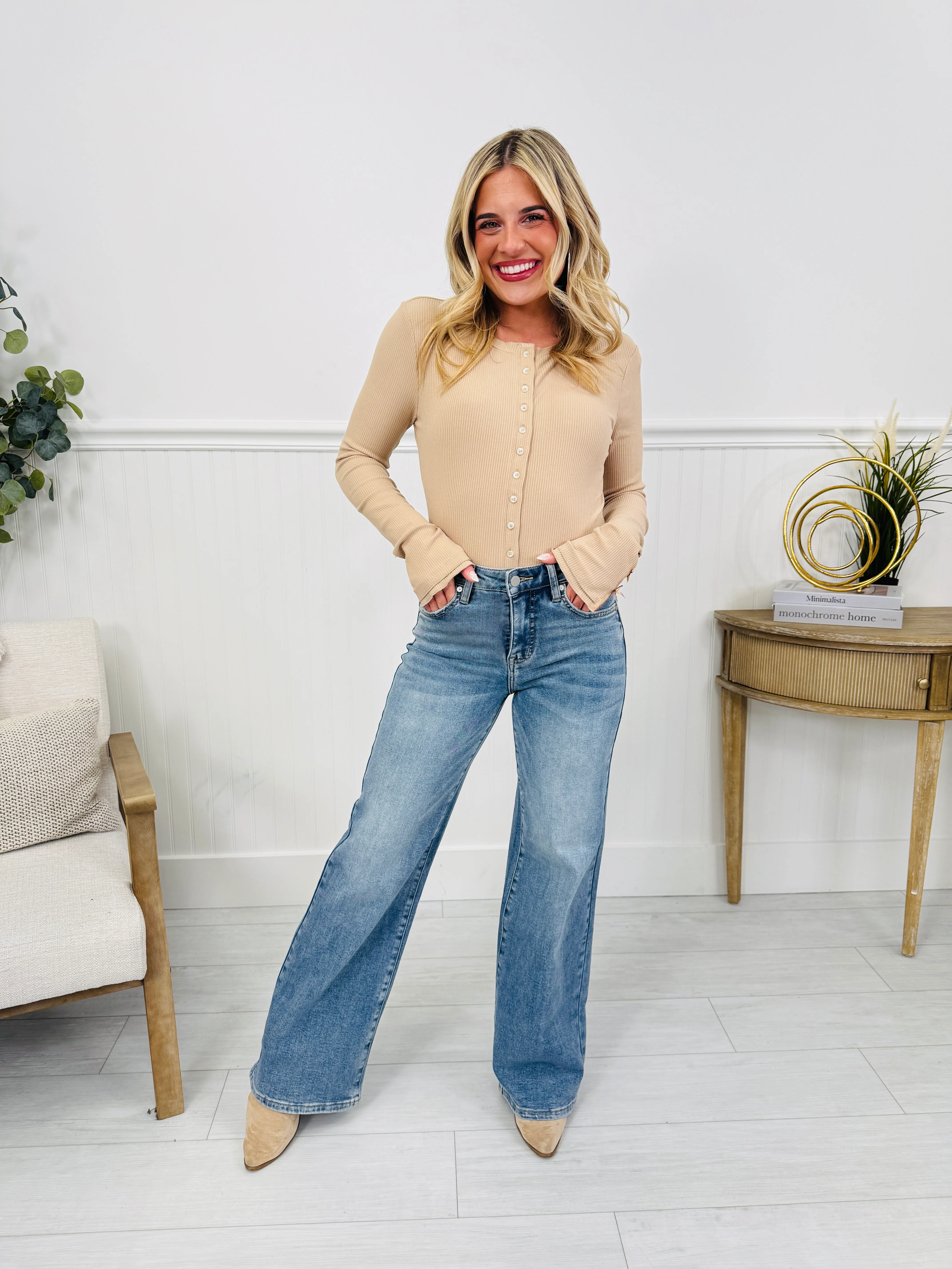 Fit Just Right Wide Leg Jeans With Tummy Control in Four Inseams - Image 15