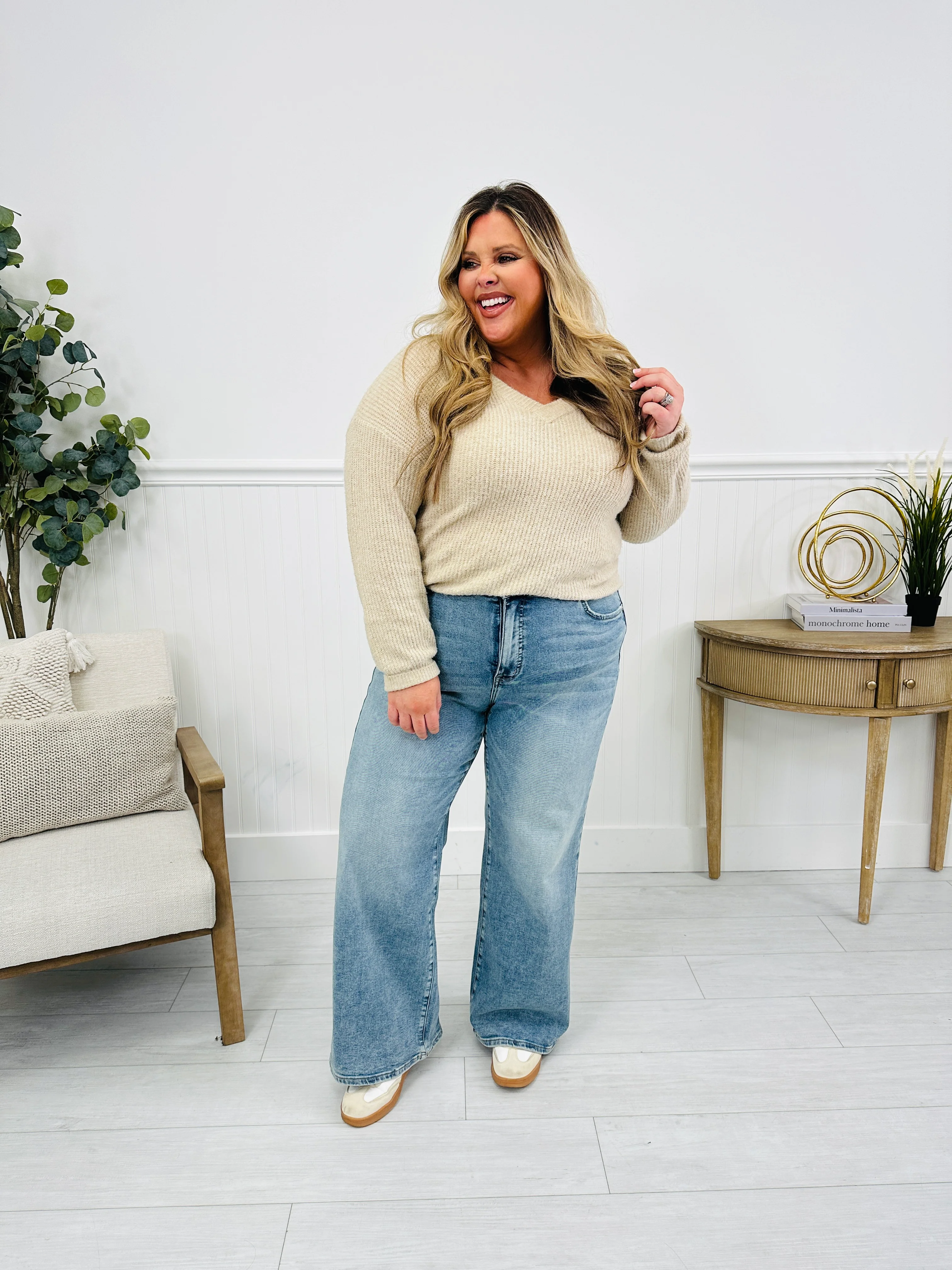 Fit Just Right Wide Leg Jeans With Tummy Control in Four Inseams - Image 21