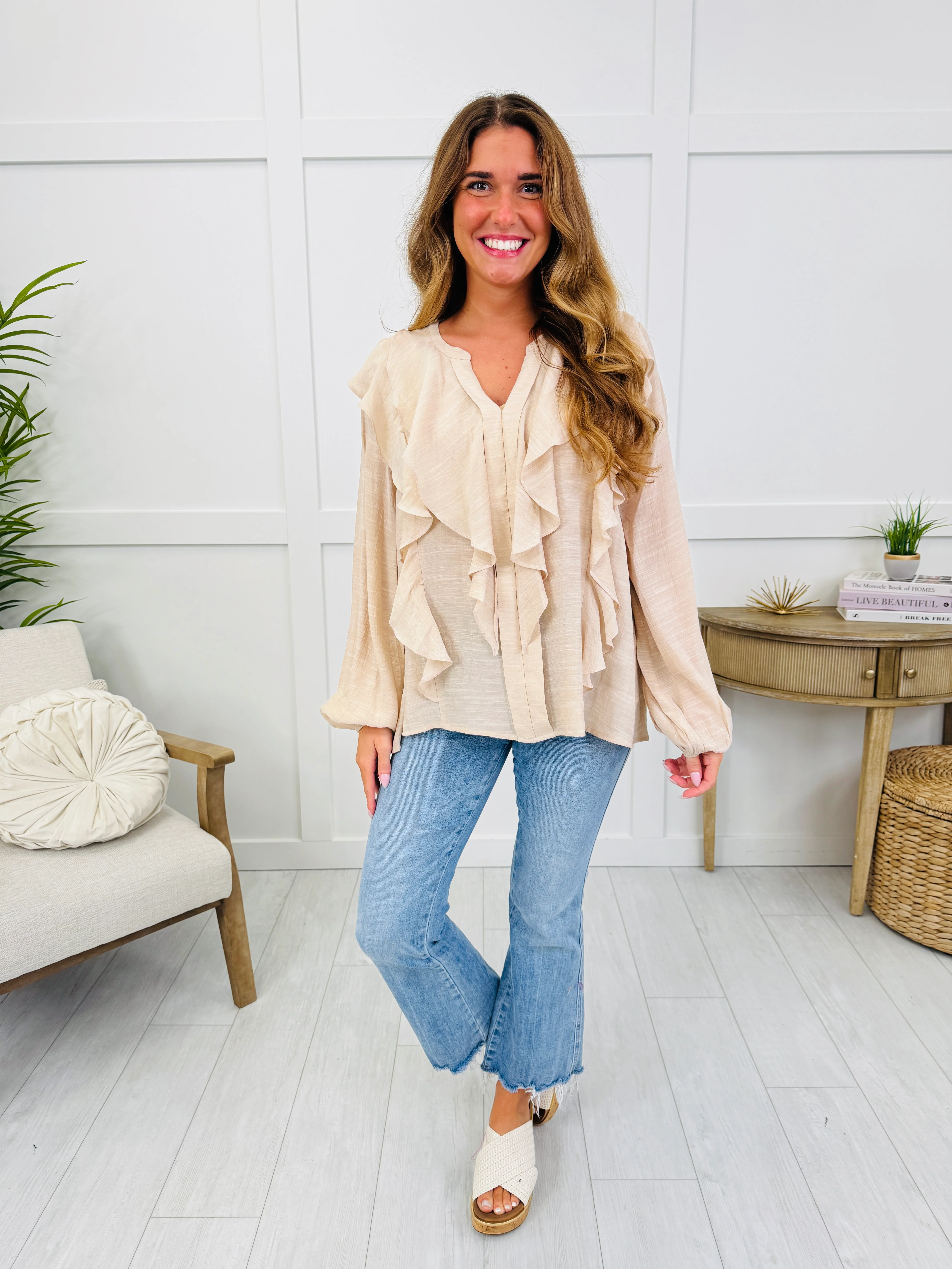 Glamorous Grace Top In Taupe - Image 2