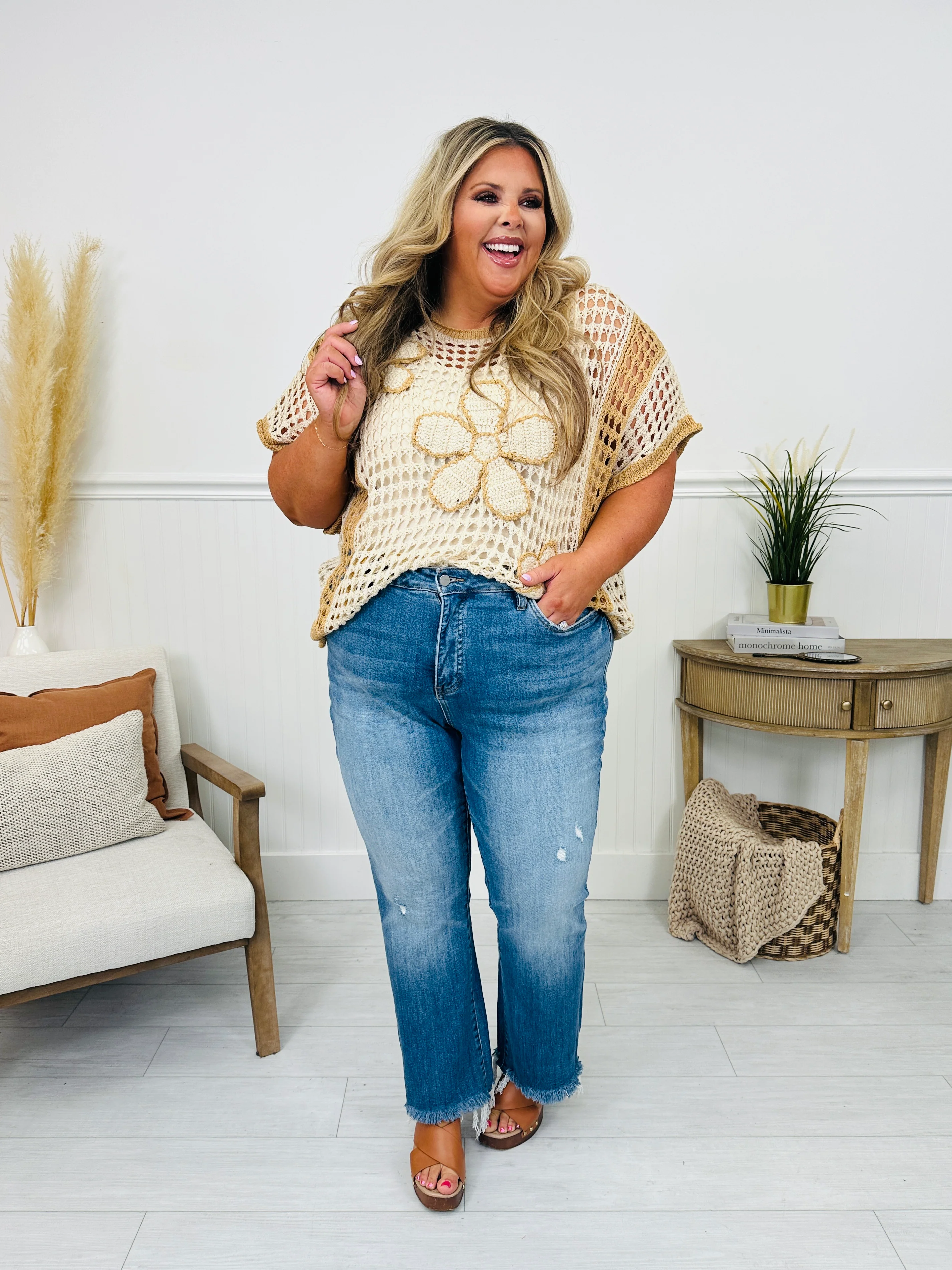 Head Start Tummy Control Cropped Bootcut Jeans - Image 12