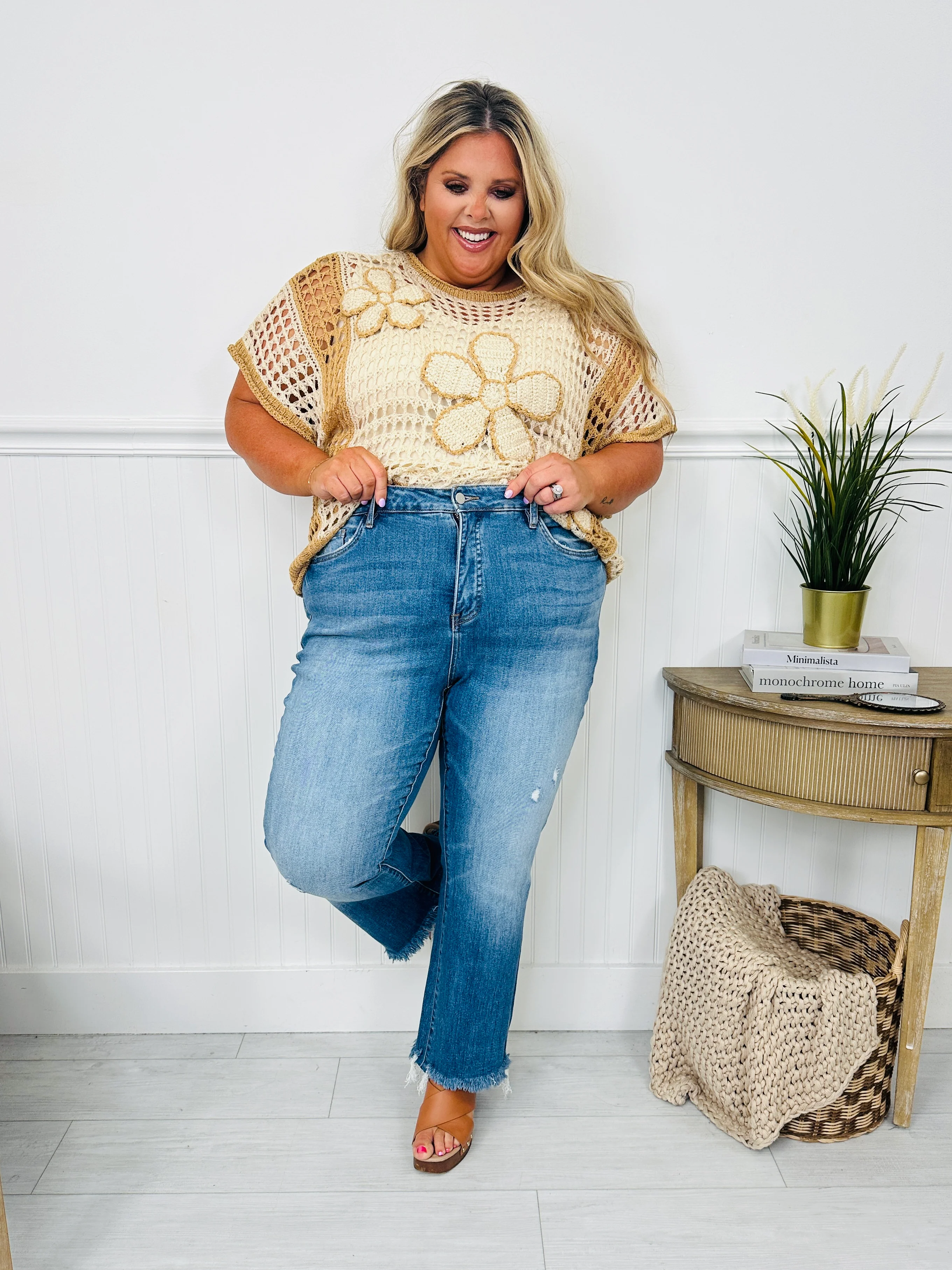 Head Start Tummy Control Cropped Bootcut Jeans - Image 14
