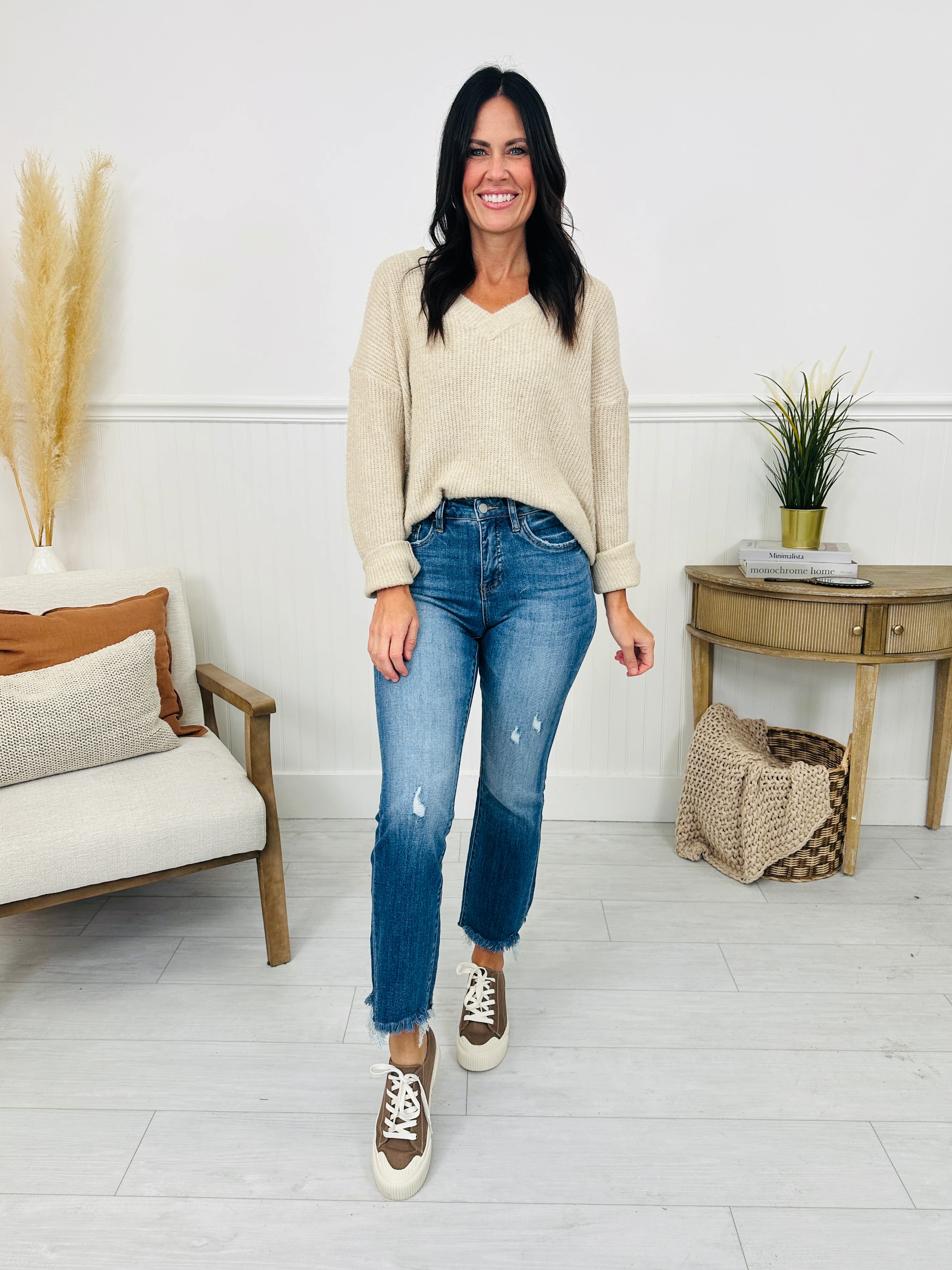 Head Start Tummy Control Cropped Bootcut Jeans - Image 15