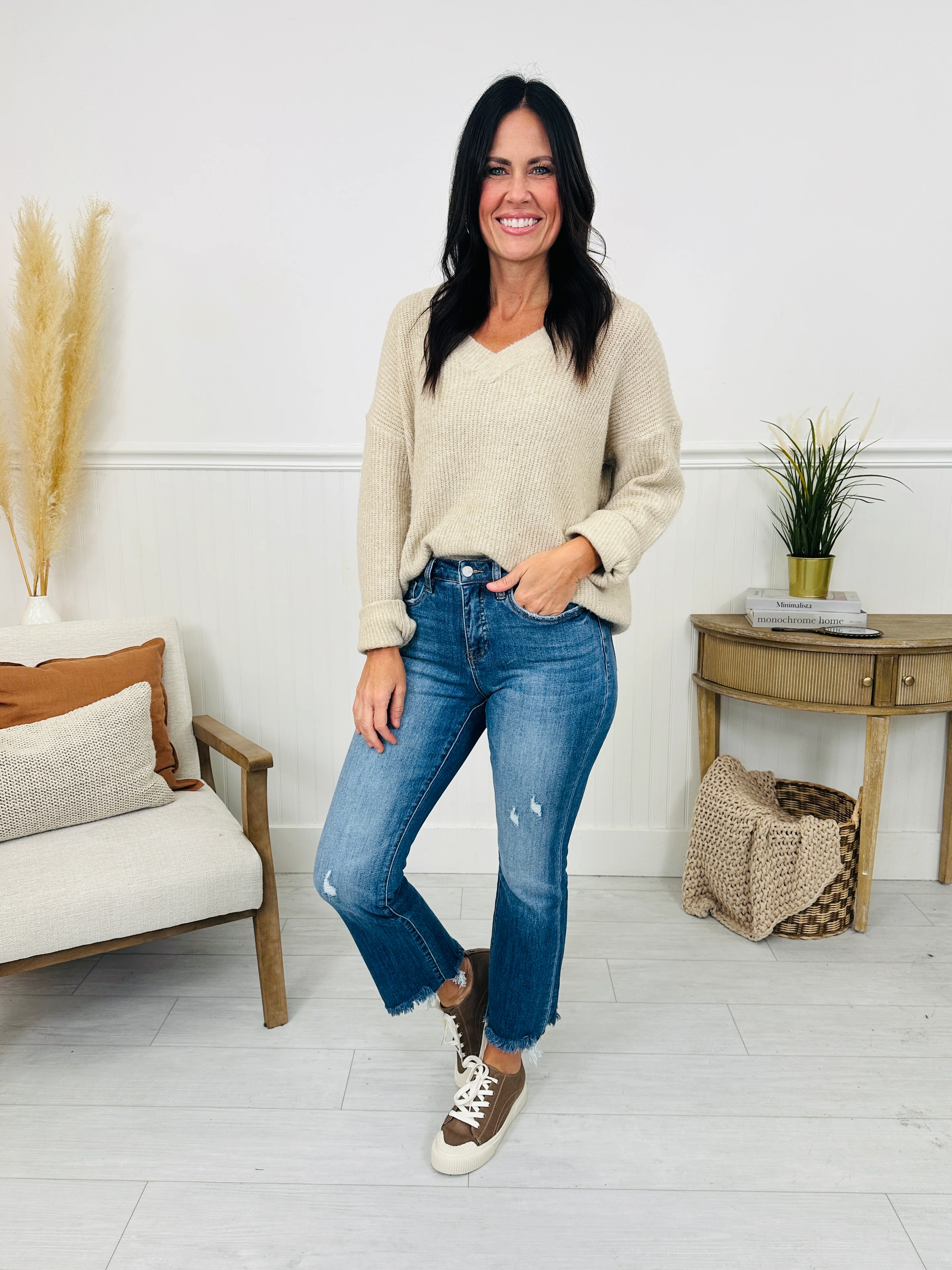 Head Start Tummy Control Cropped Bootcut Jeans - Image 16