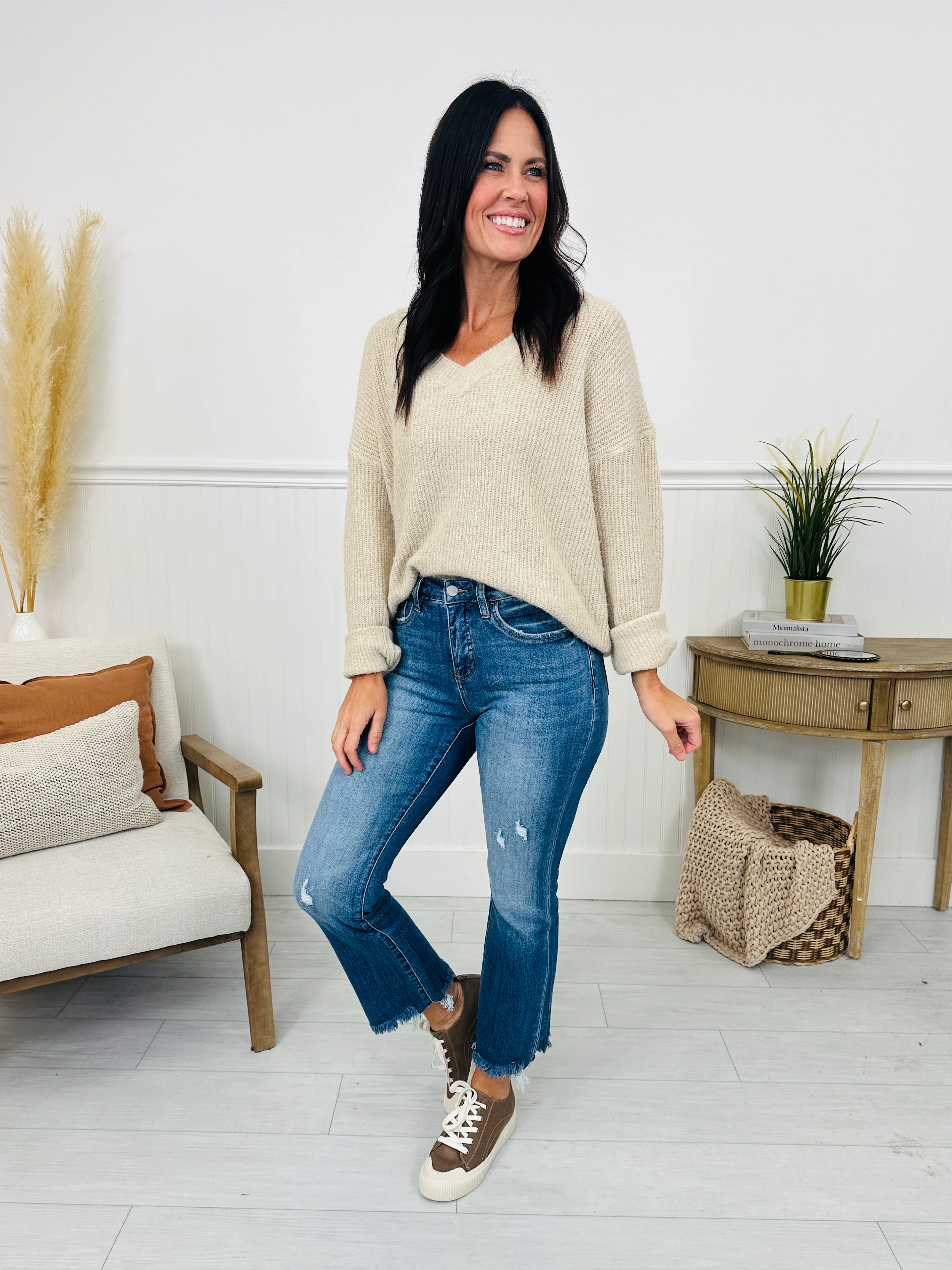Head Start Tummy Control Cropped Bootcut Jeans - Image 17