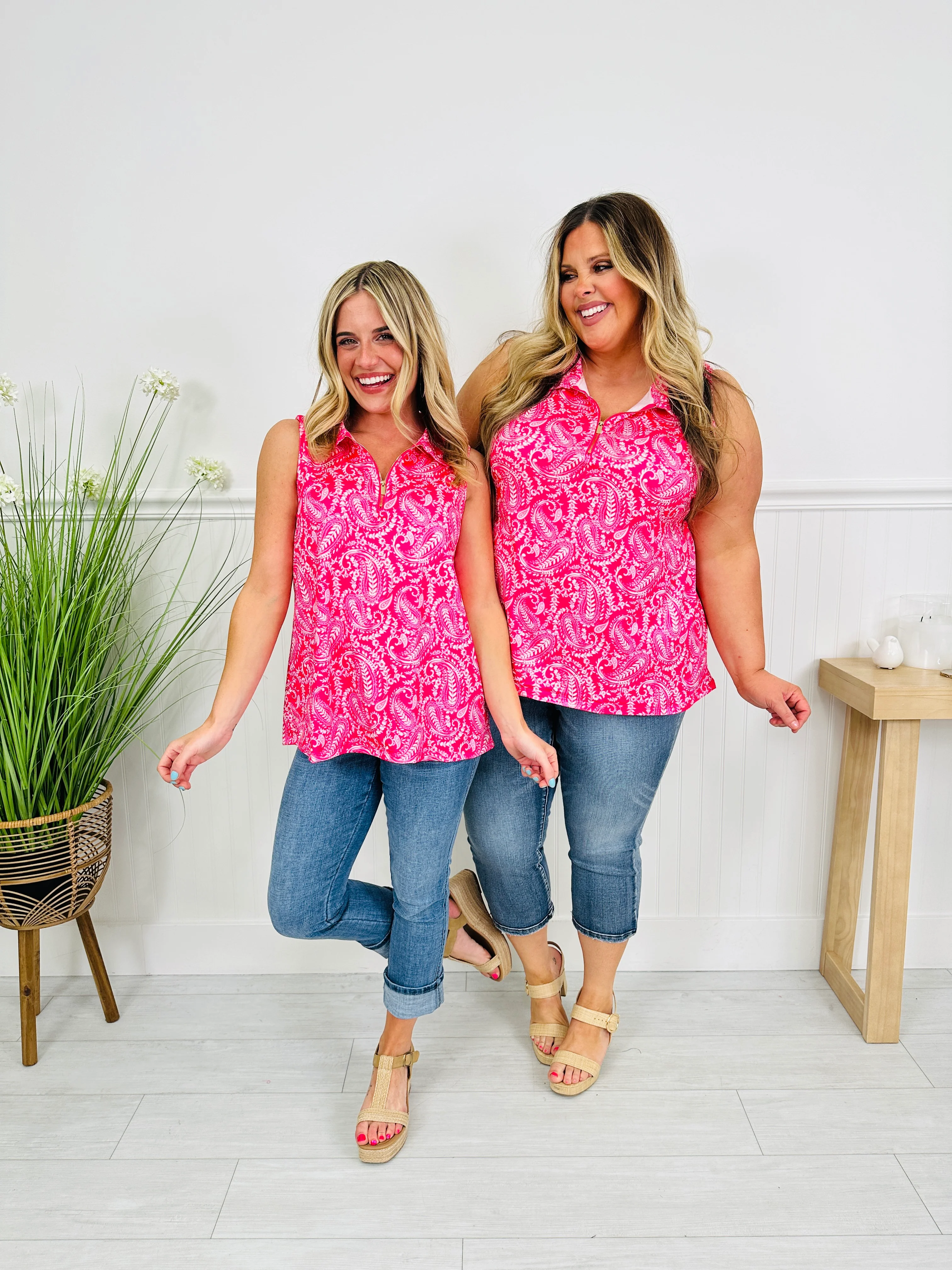 Heatwave Haven Tank Top in Hilton Head Print - Image 2