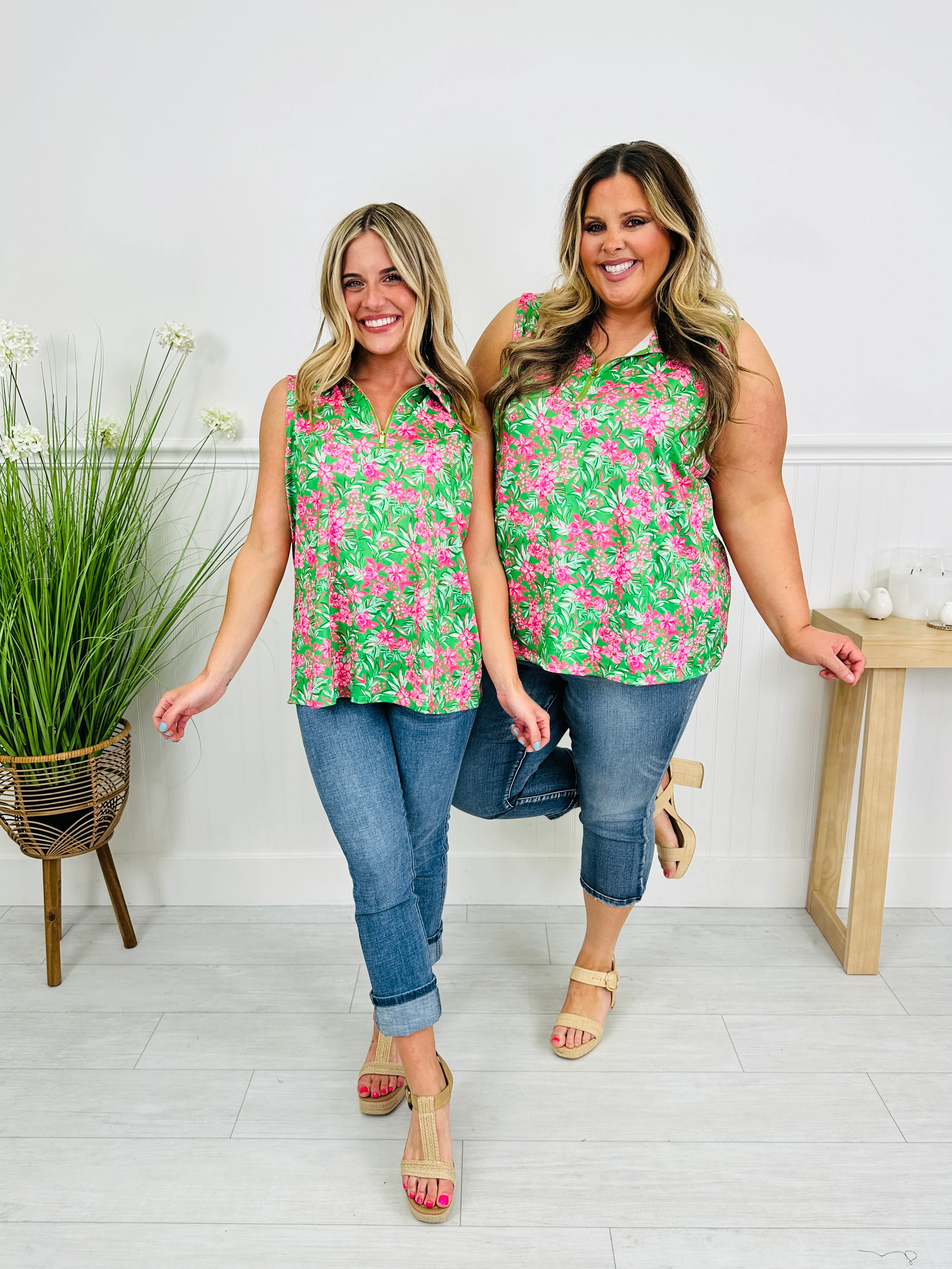 Heatwave Haven Tank Top in Savannah Print - Image 2