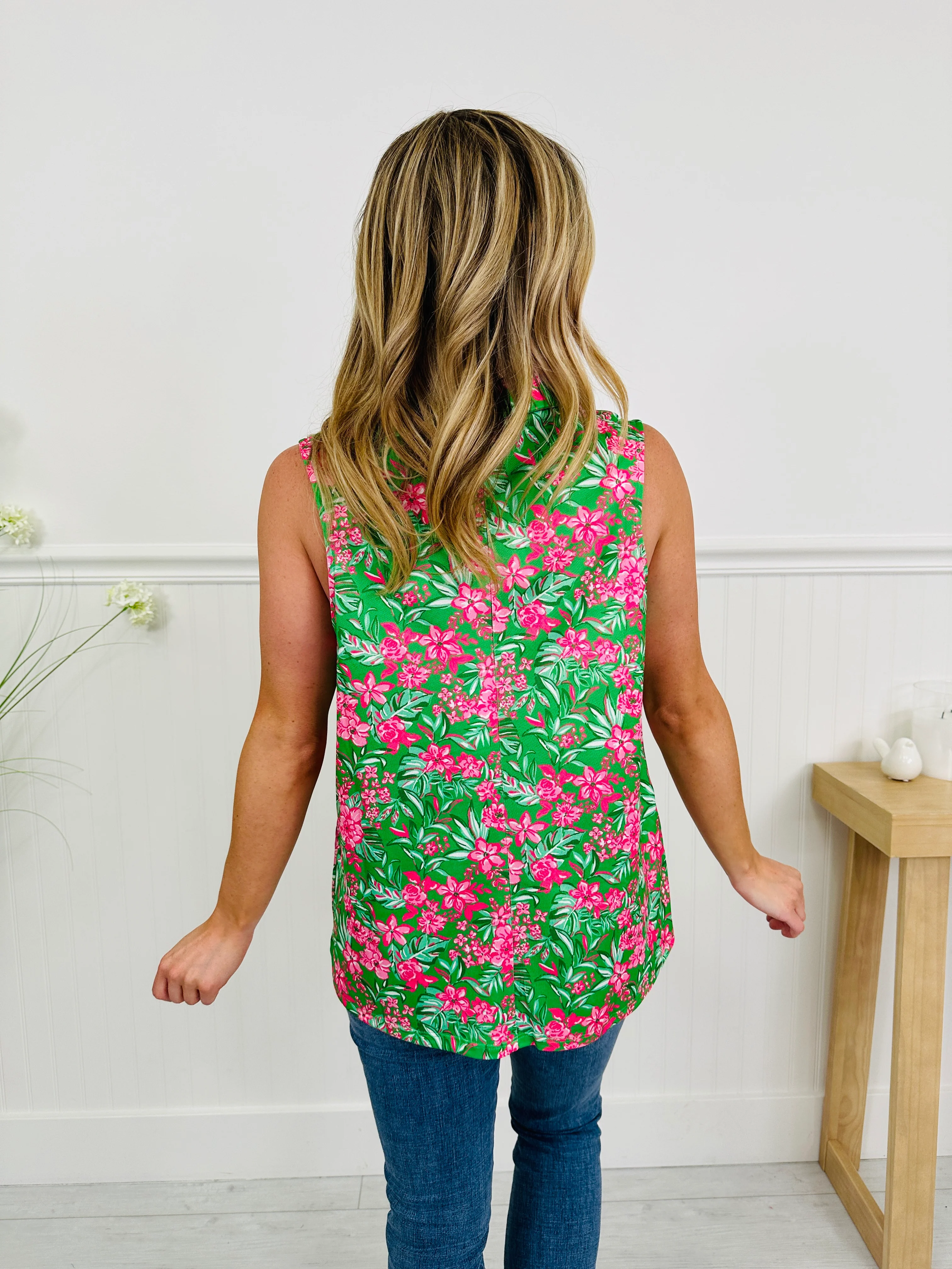 Heatwave Haven Tank Top in Savannah Print - Image 5