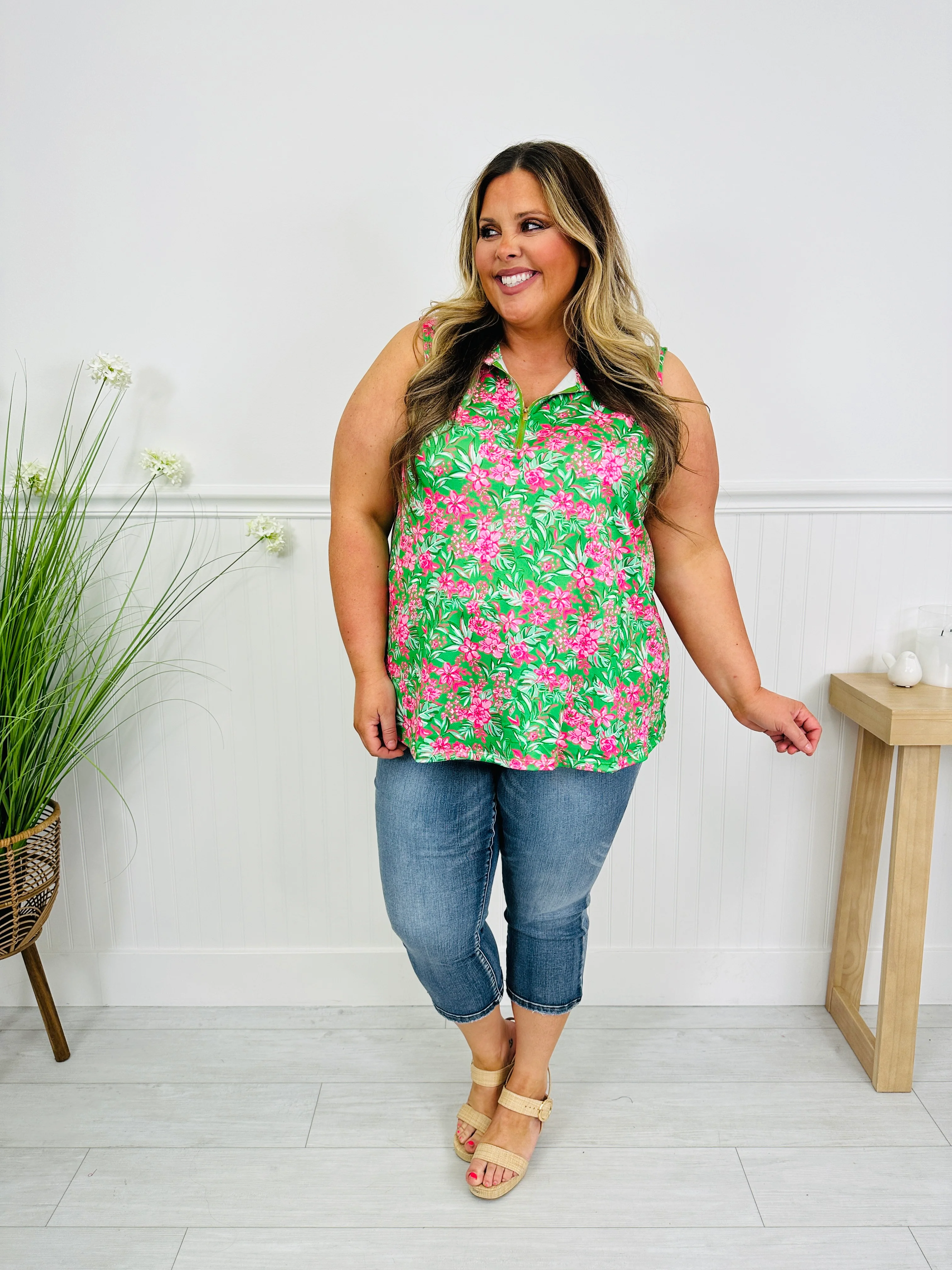 Heatwave Haven Tank Top in Savannah Print - Image 7