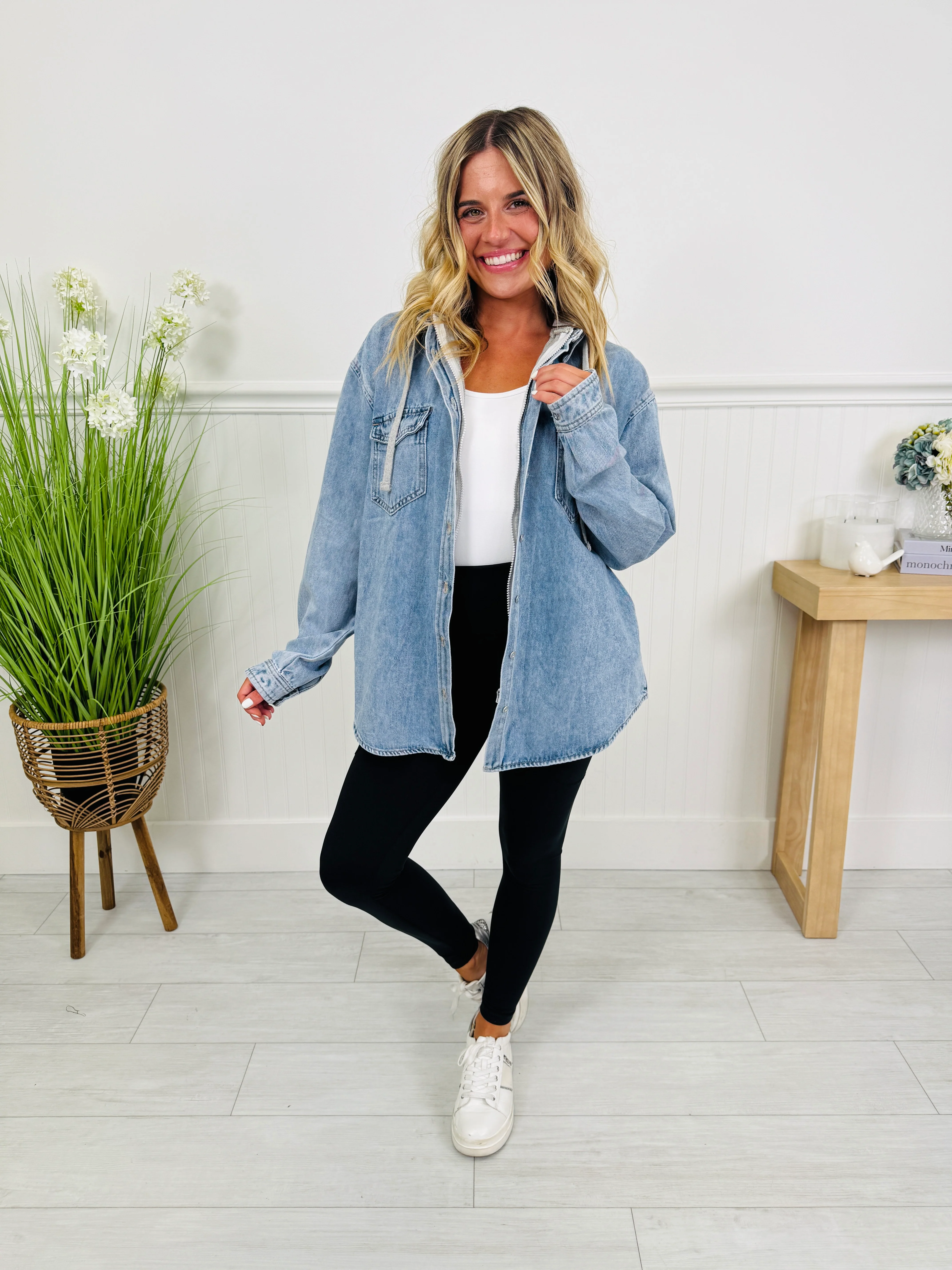 Hood Required Denim Jacket - Image 4