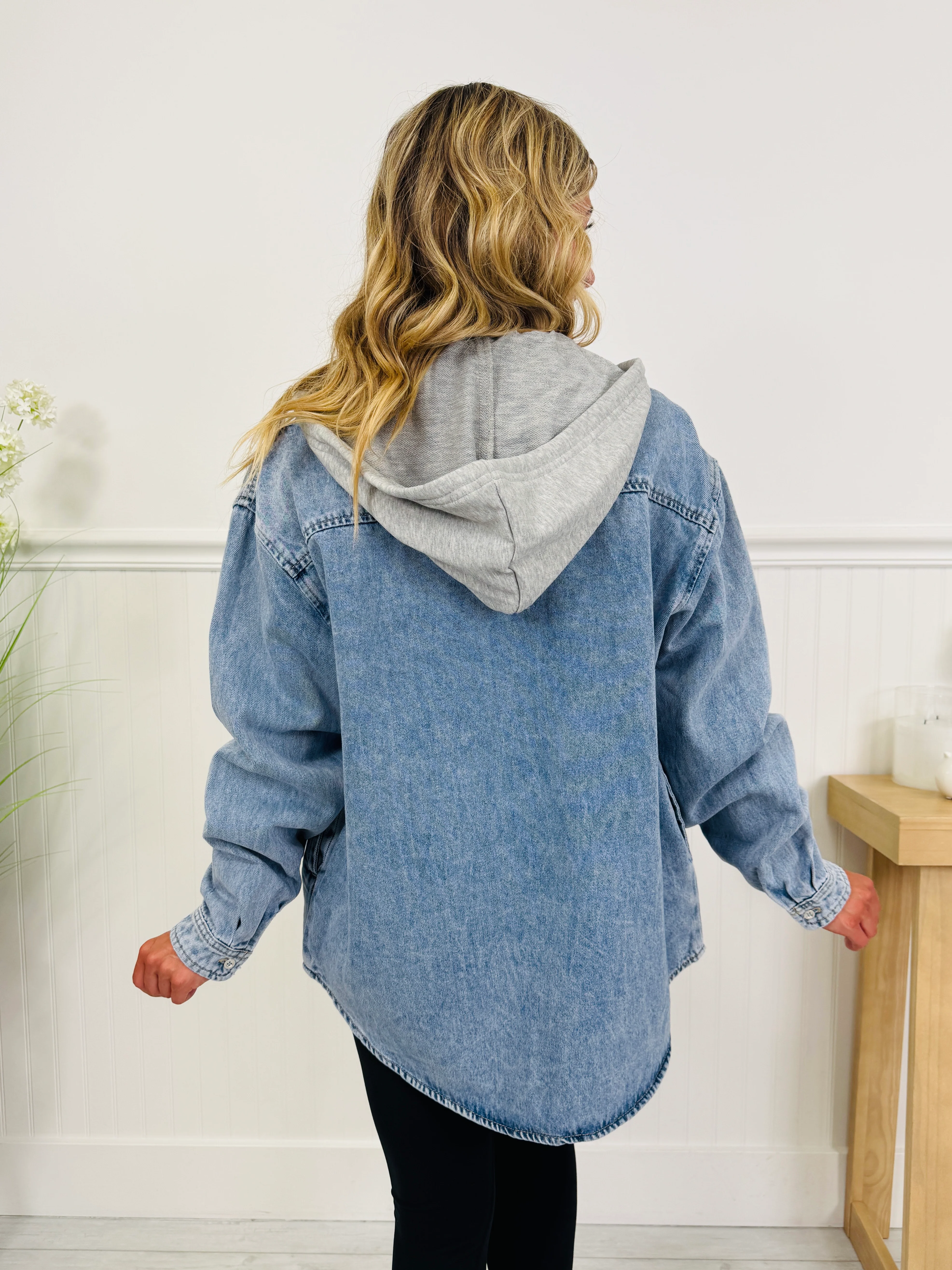 Hood Required Denim Jacket - Image 5