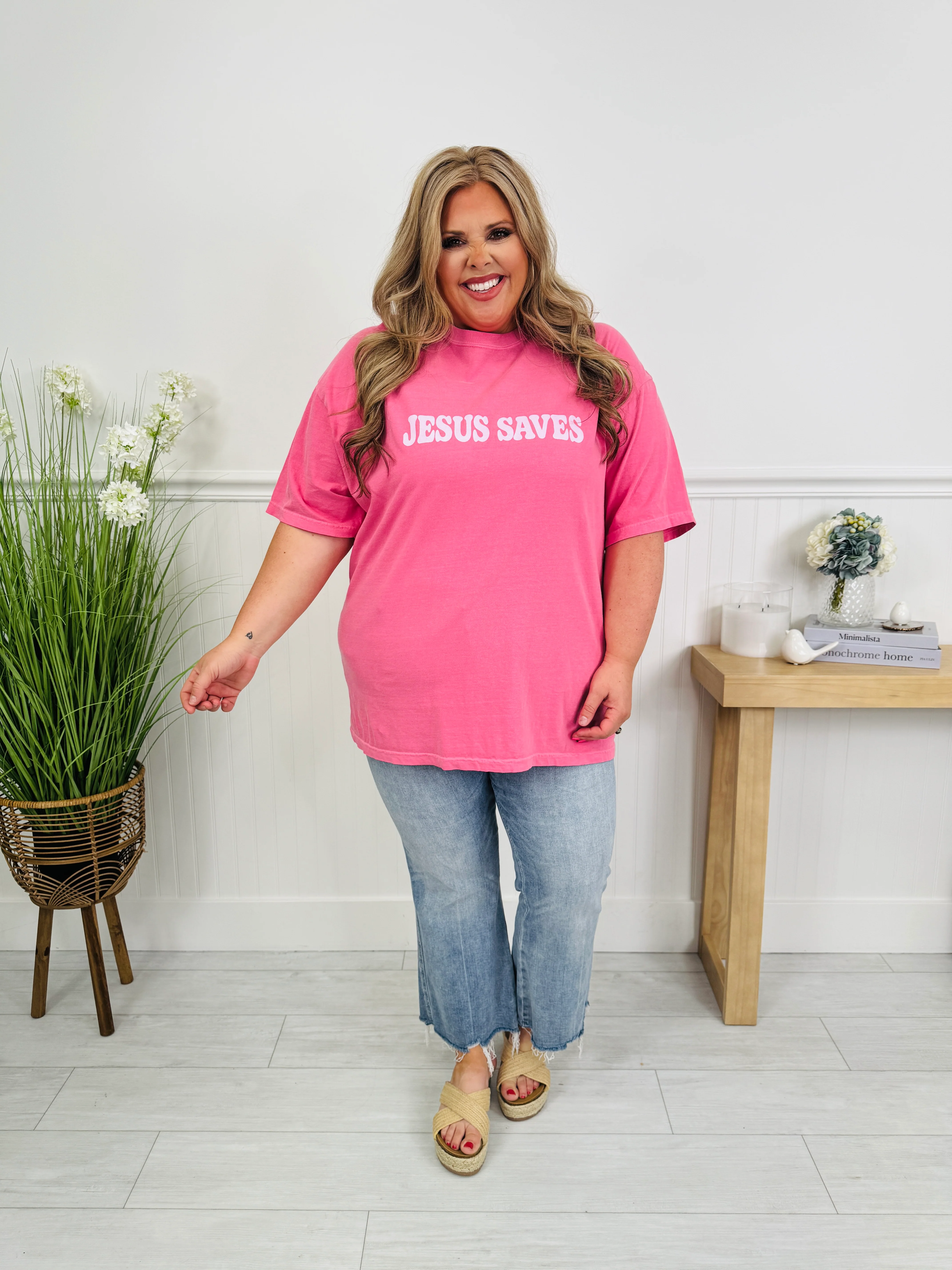 Jesus Saves Graphic Tee - Image 9