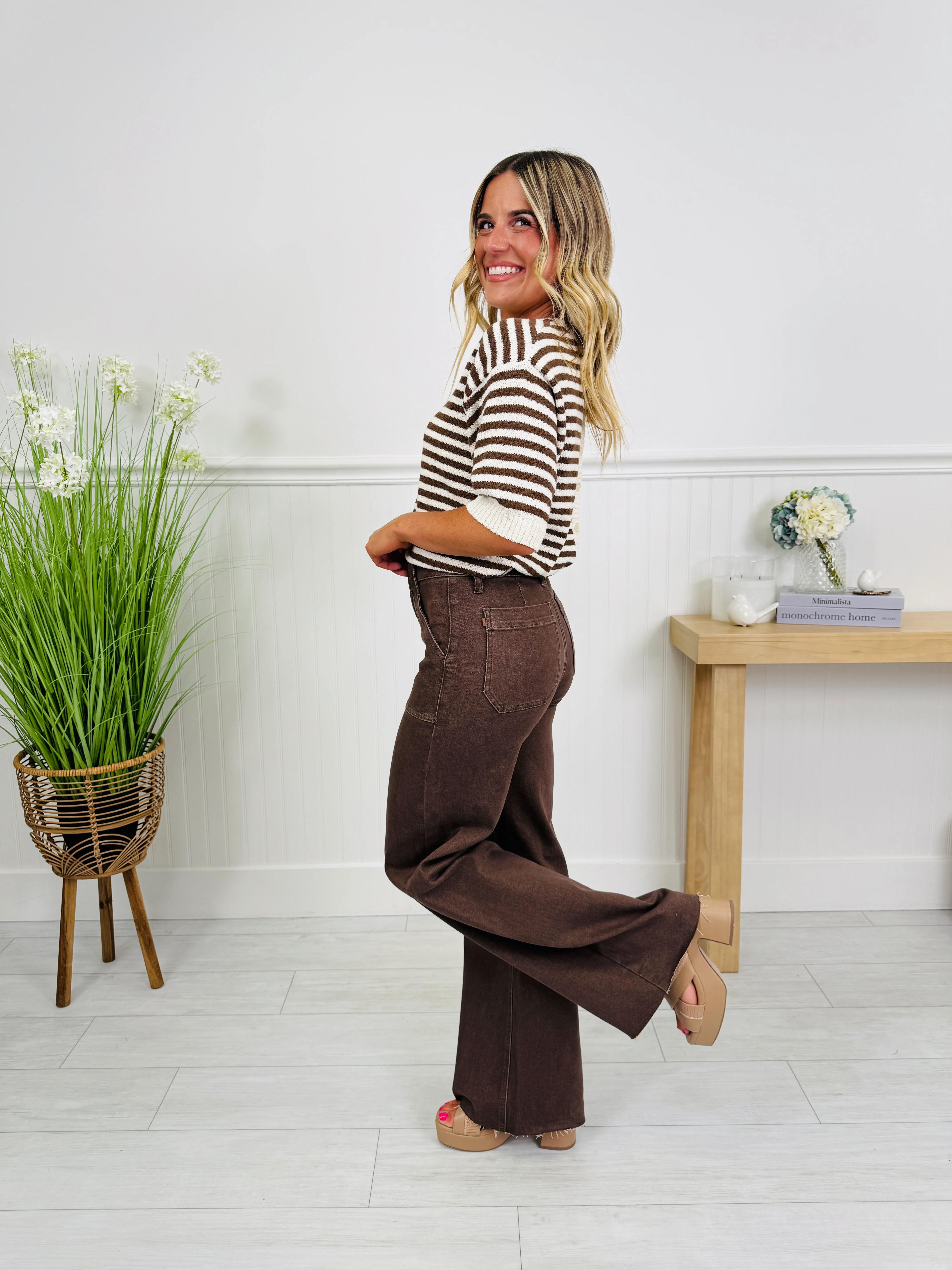 Judy Blue Box of Chocolates Retro Wide Jeans - Image 10