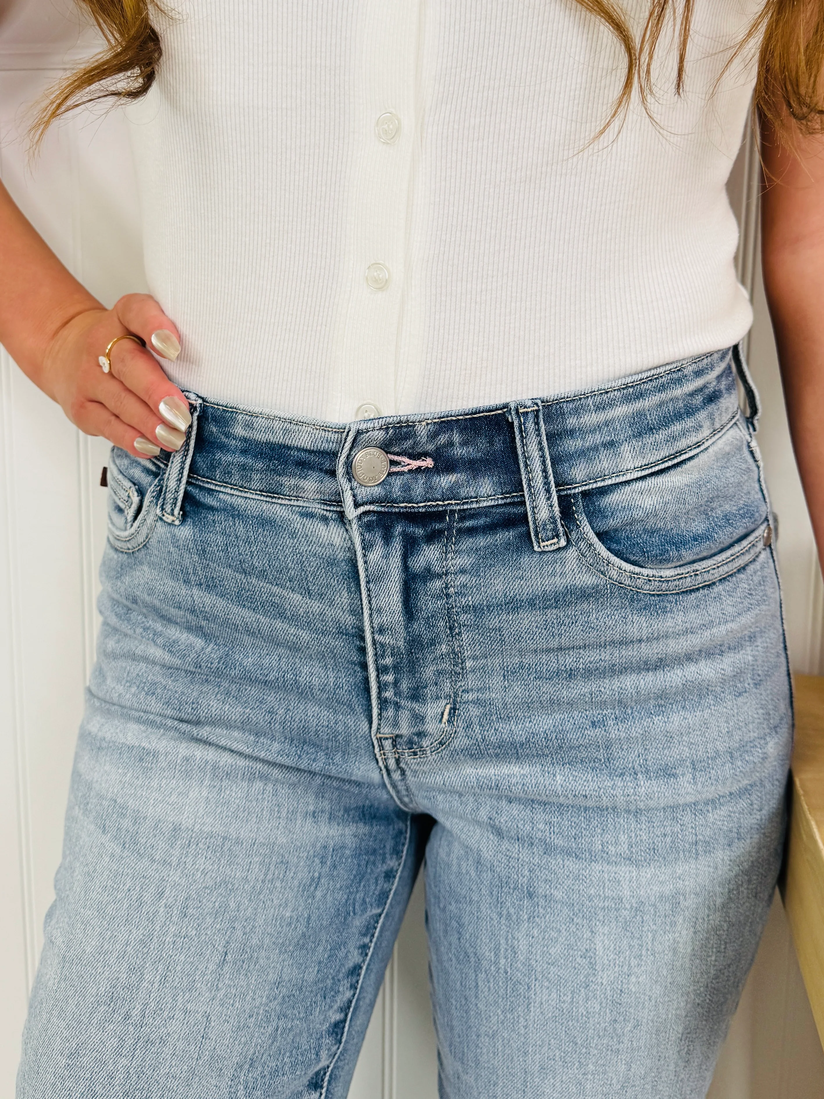 Judy Blue Chasing Sunsets Kick Flare Jeans - Image 3
