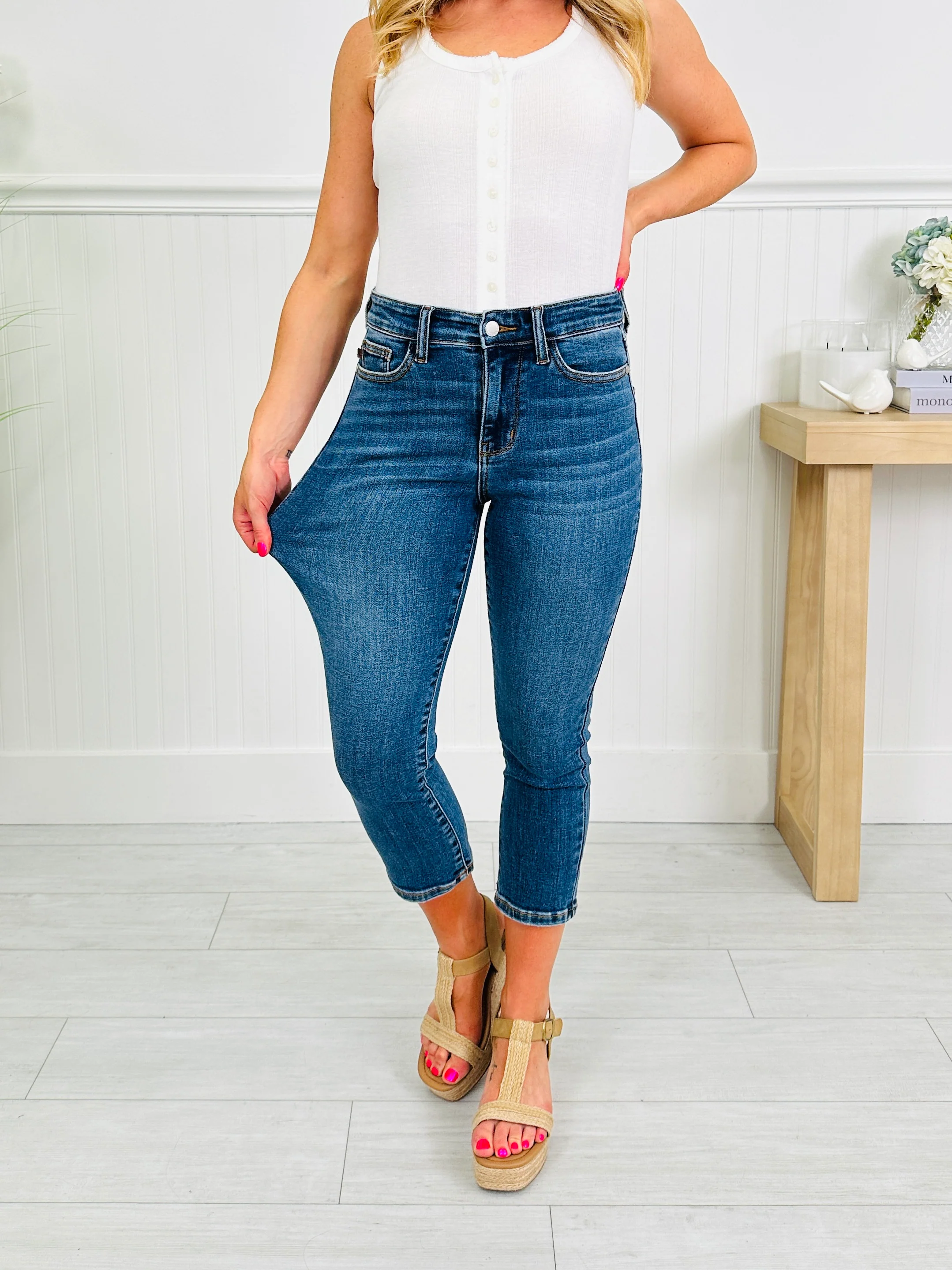 Judy Blue Daily Favorite Capri Jeans - Image 5