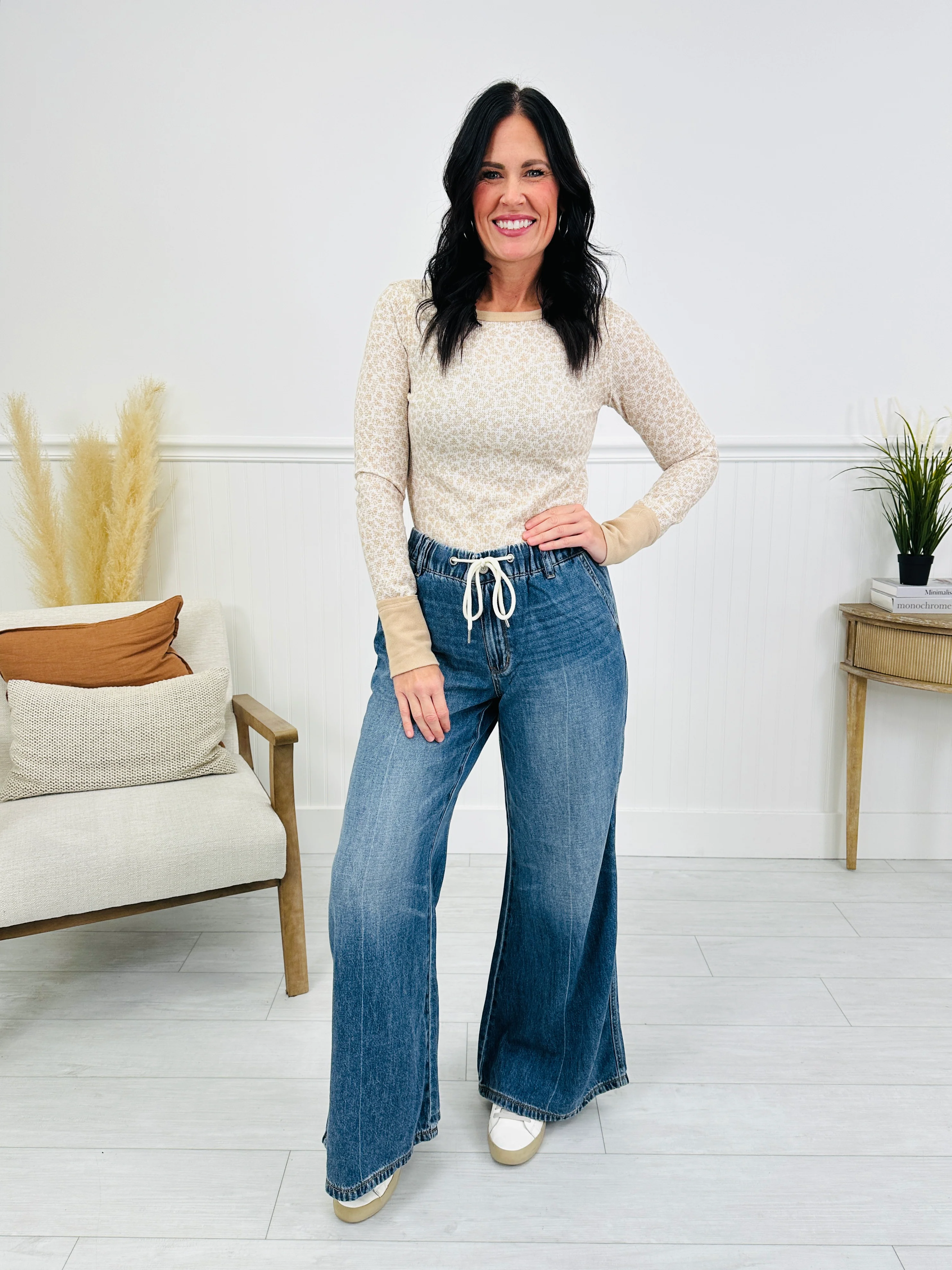 Judy Blue Easy Does It Featherweight Palazzo Jeans - Image 16