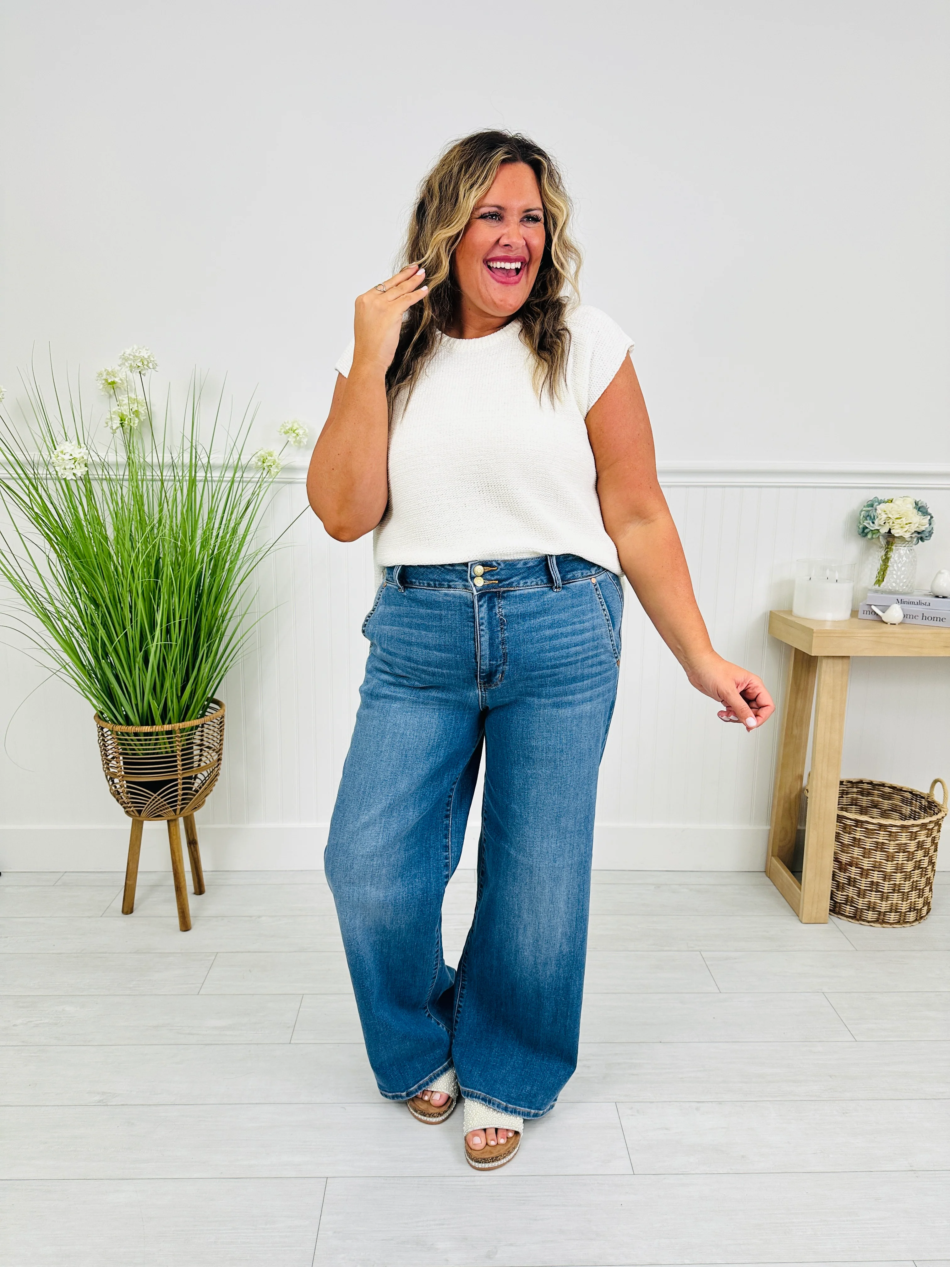 Judy Blue Everyday Icon Trouser Column Jeans - Image 15