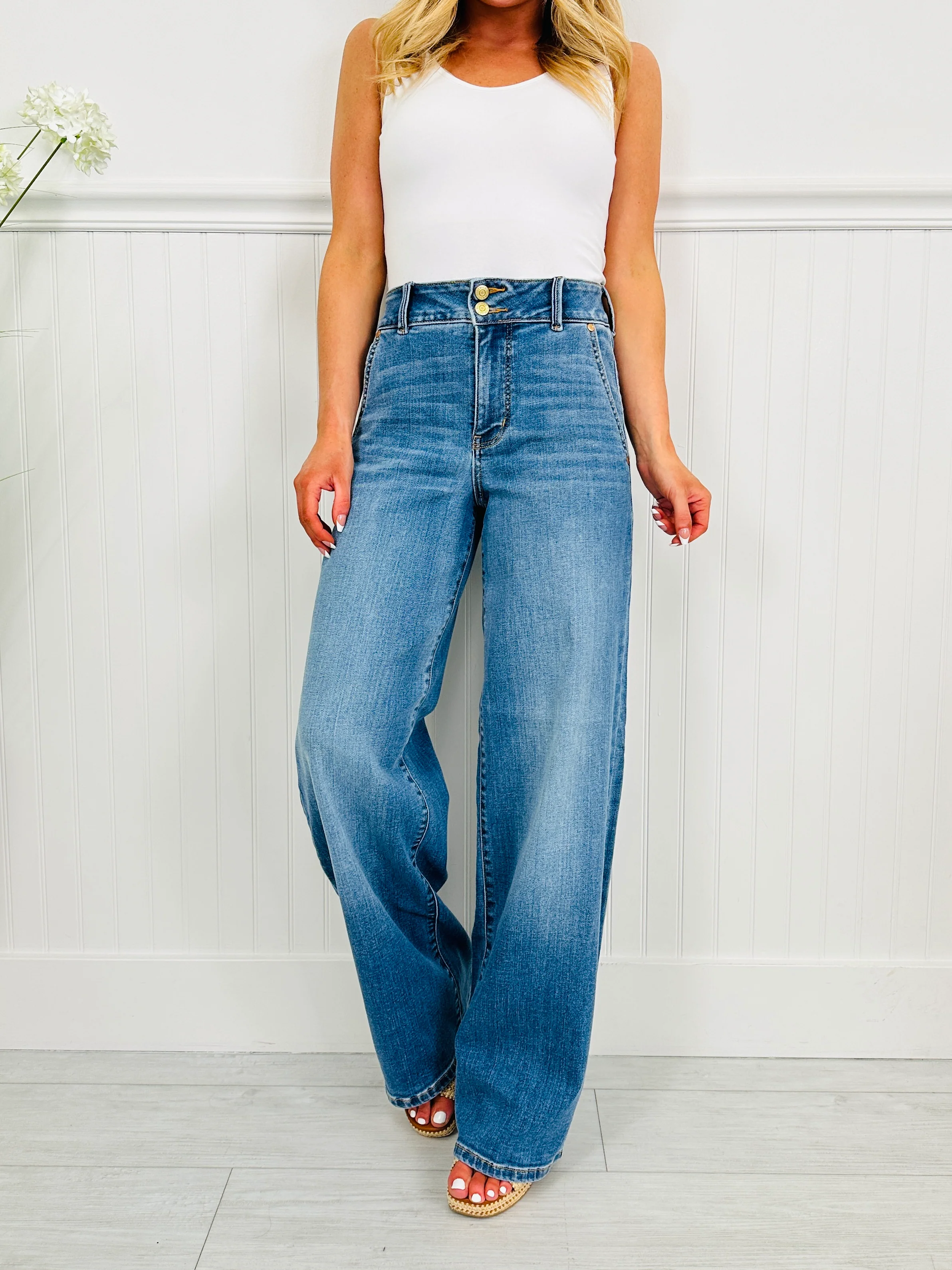 Judy Blue Everyday Icon Trouser Column Jeans - Image 4