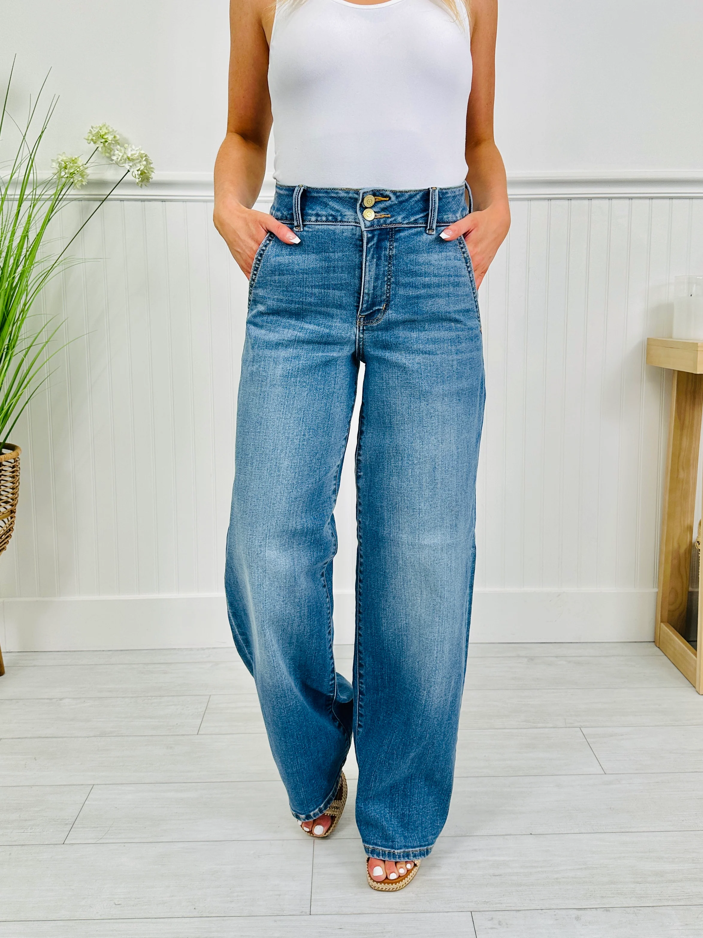 Judy Blue Everyday Icon Trouser Column Jeans - Image 6