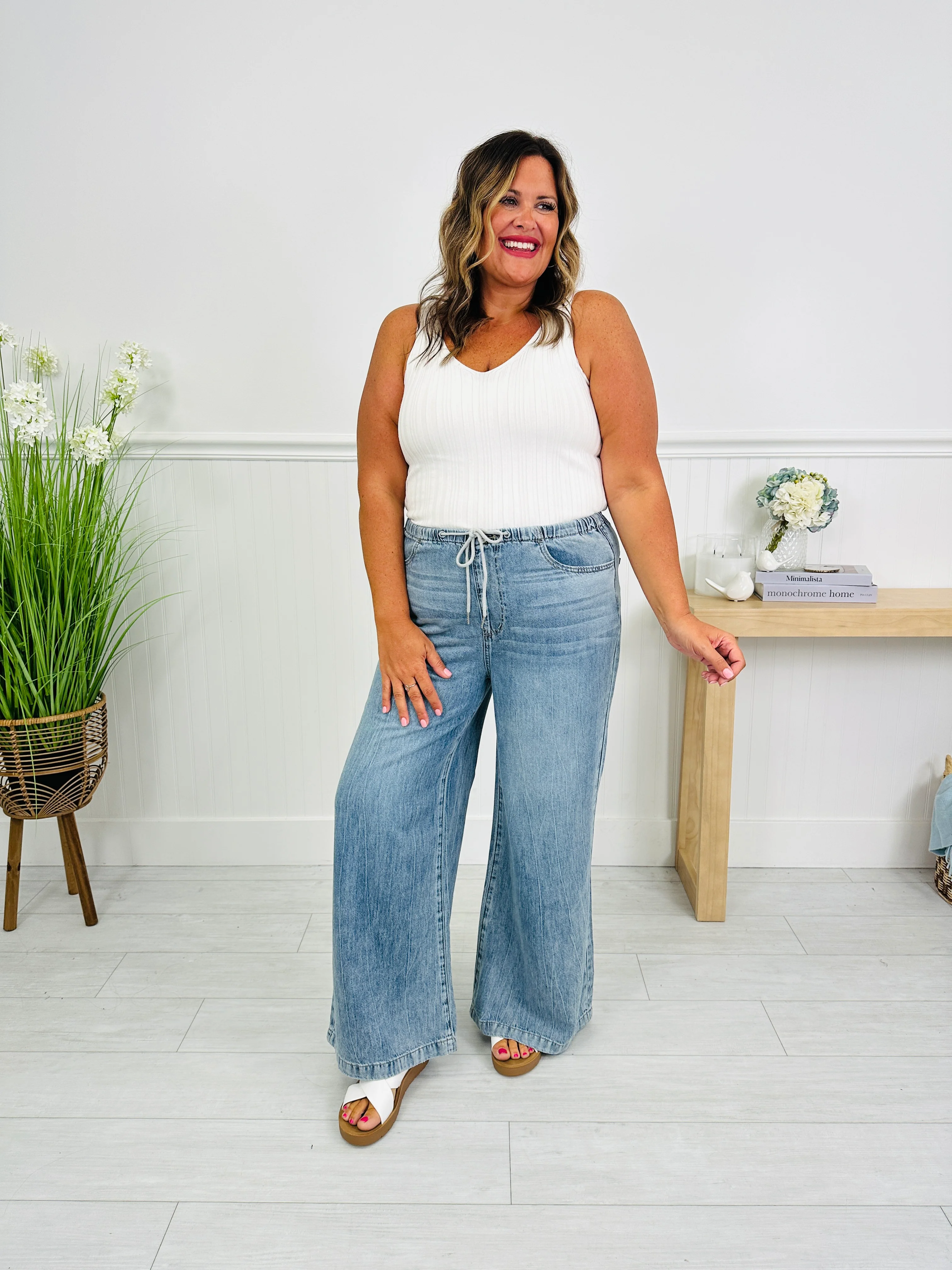 Judy Blue Featherweight Flow Palazzo Jeans - Image 10