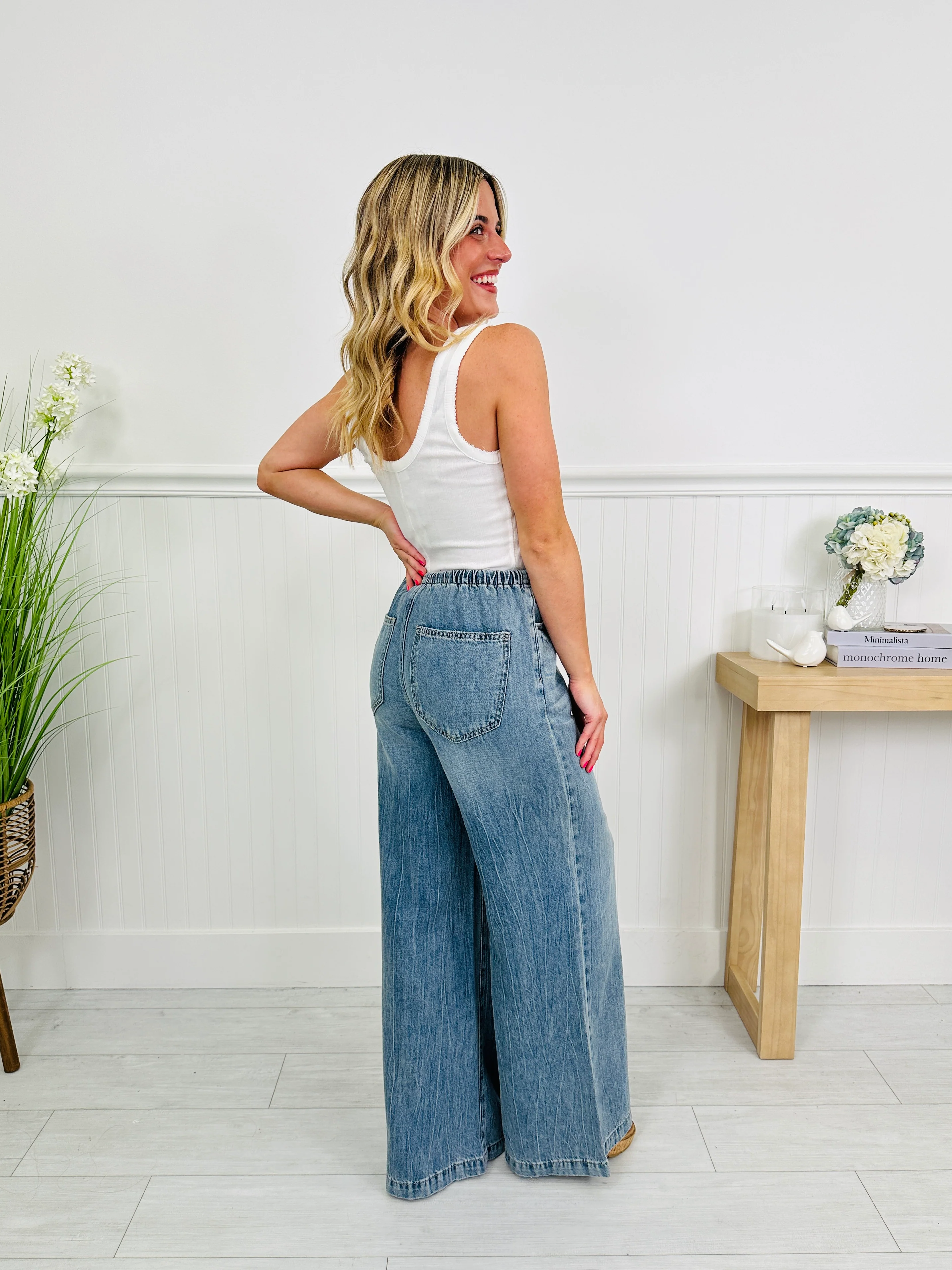Judy Blue Featherweight Flow Palazzo Jeans - Image 7