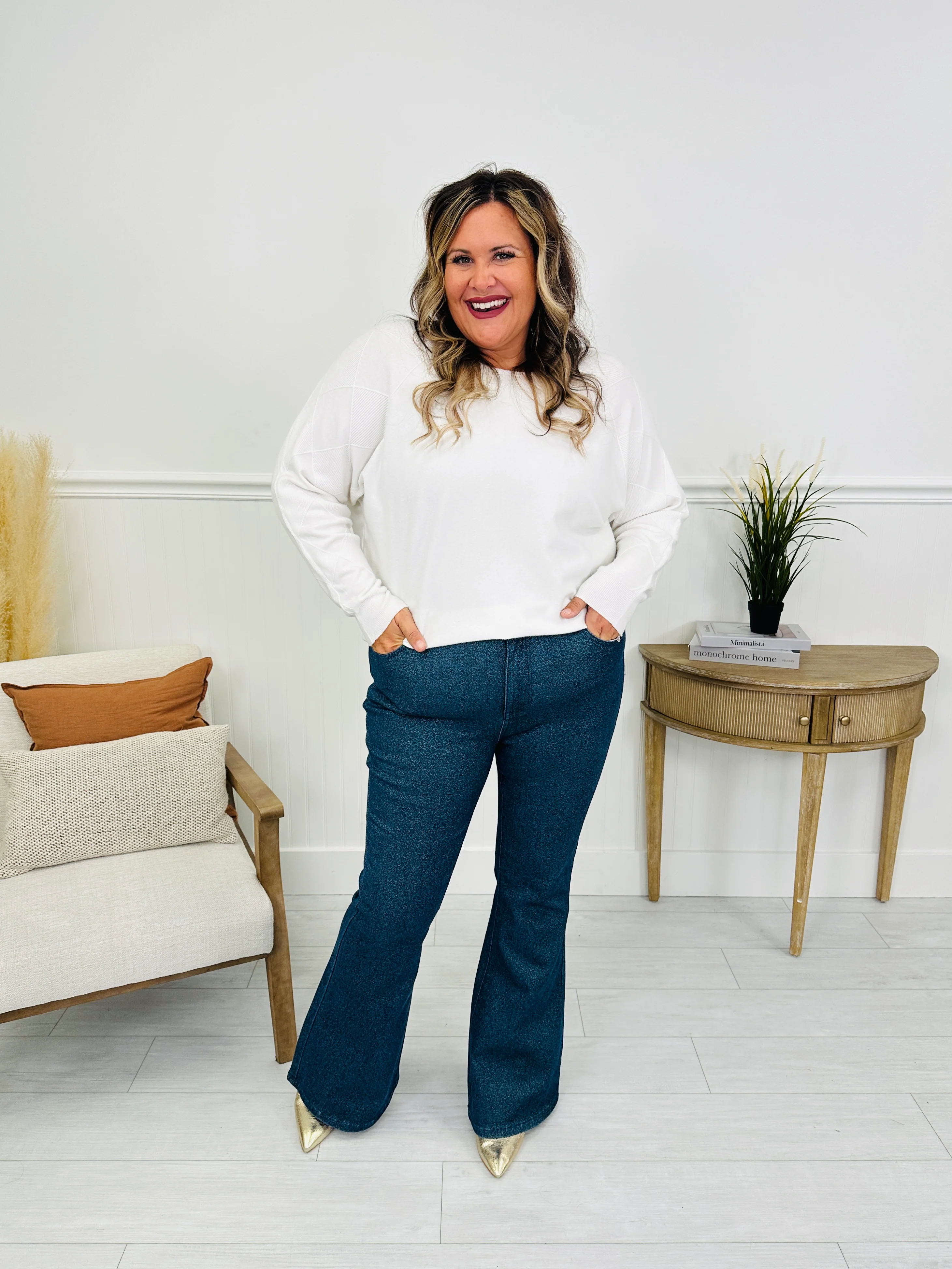 Judy Blue Feeling Glamorous Sparkle Flare Jeans - Image 13