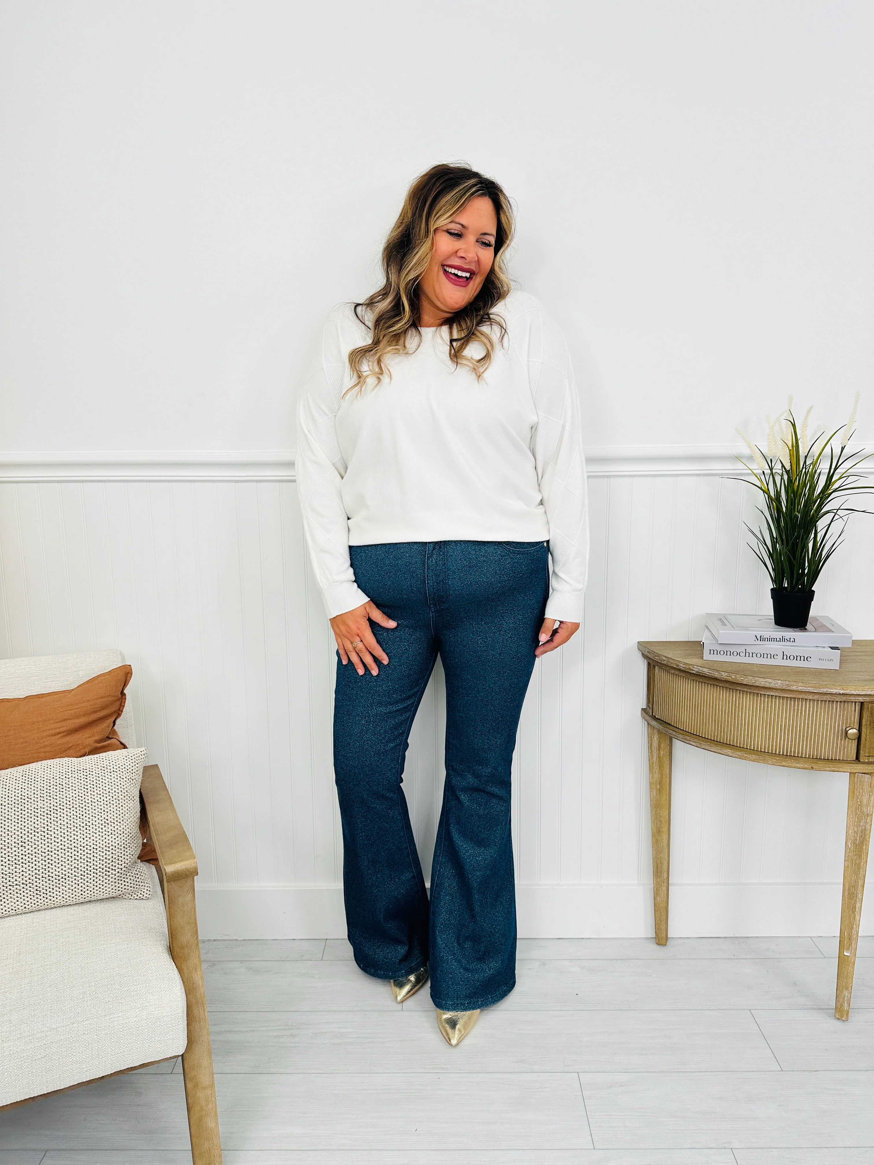 Judy Blue Feeling Glamorous Sparkle Flare Jeans - Image 14
