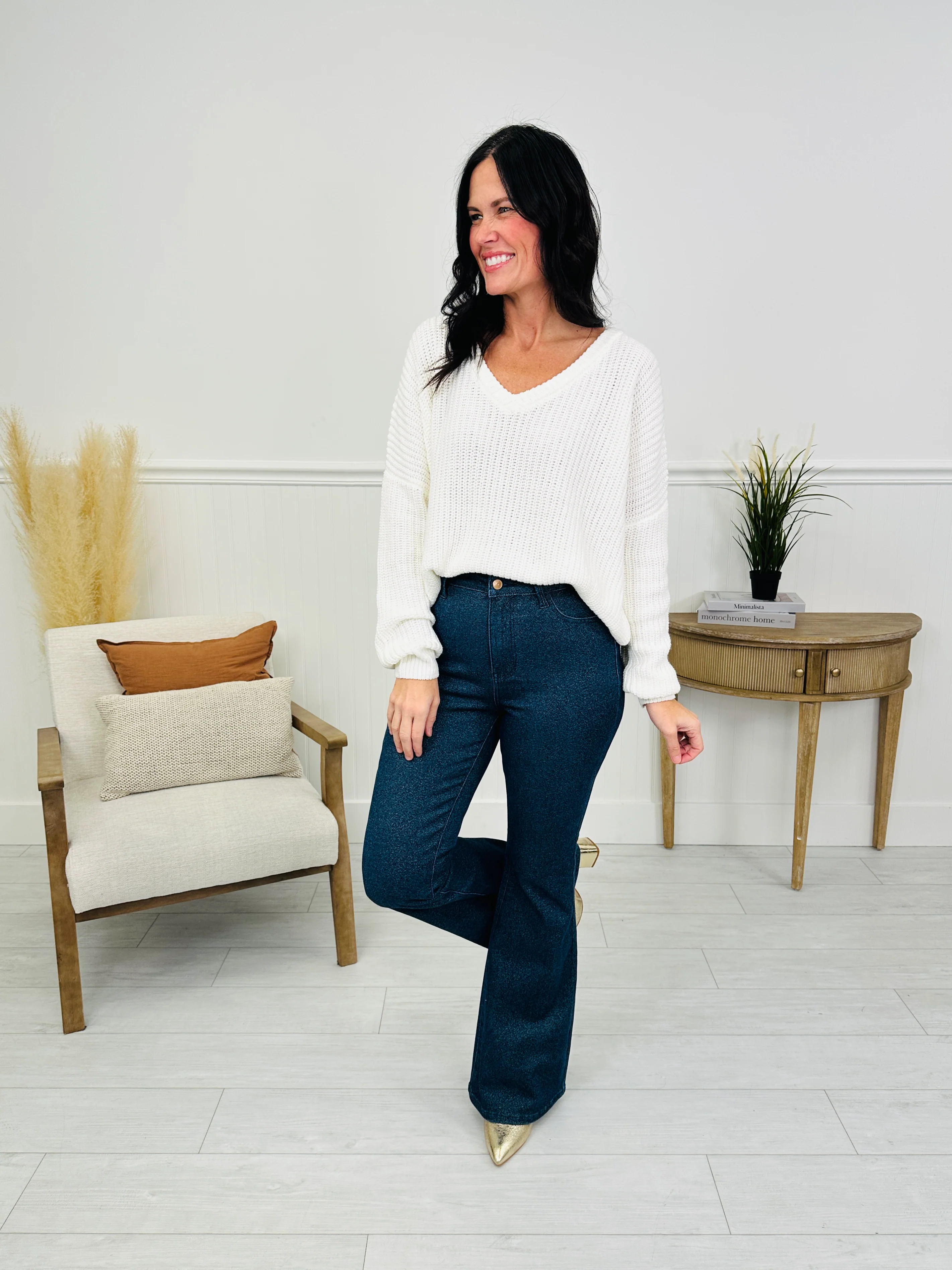 Judy Blue Feeling Glamorous Sparkle Flare Jeans - Image 17