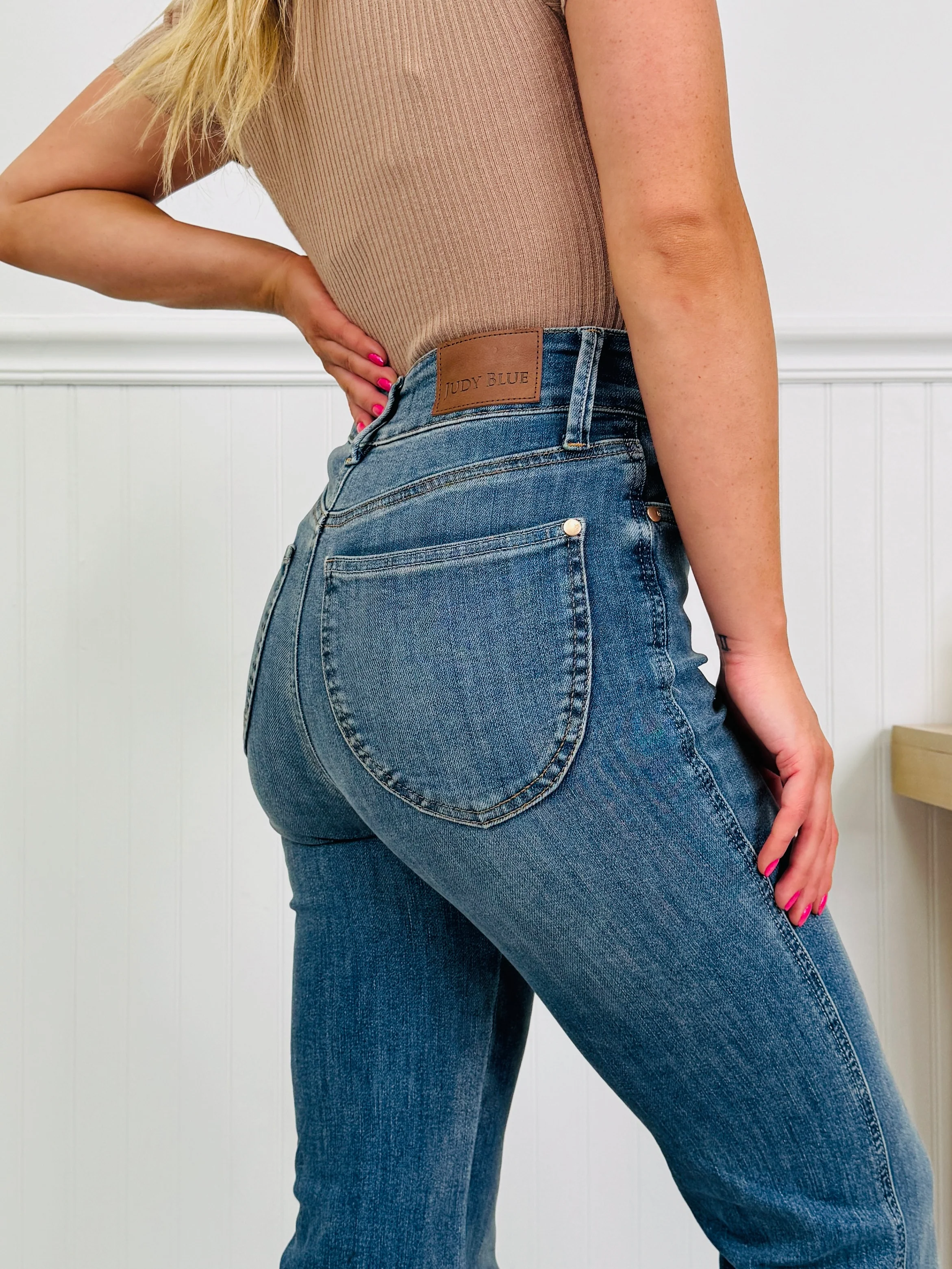 Judy Blue Flare To Remember Tummy Control Flare Jeans - Image 9