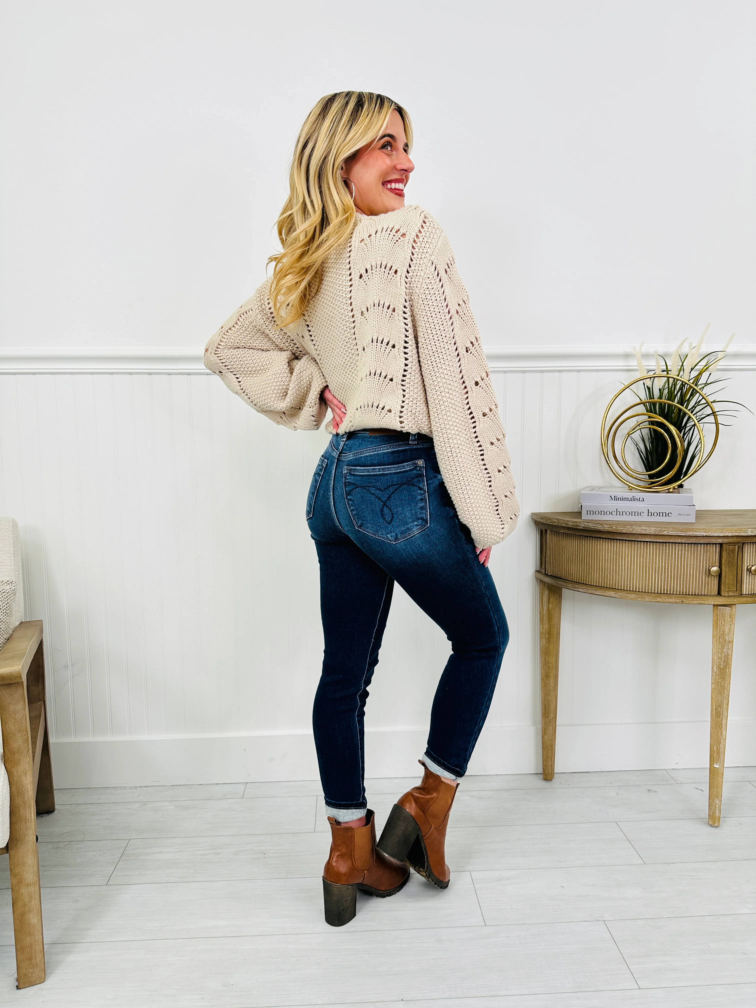 Judy Blue Keep Me Cozy Thermal Skinny Jeans - Image 7